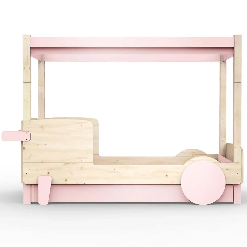 Mathy by Bols Himmelbett "Discovery" mit Bettschublade, Farbe Elemente: powder pink