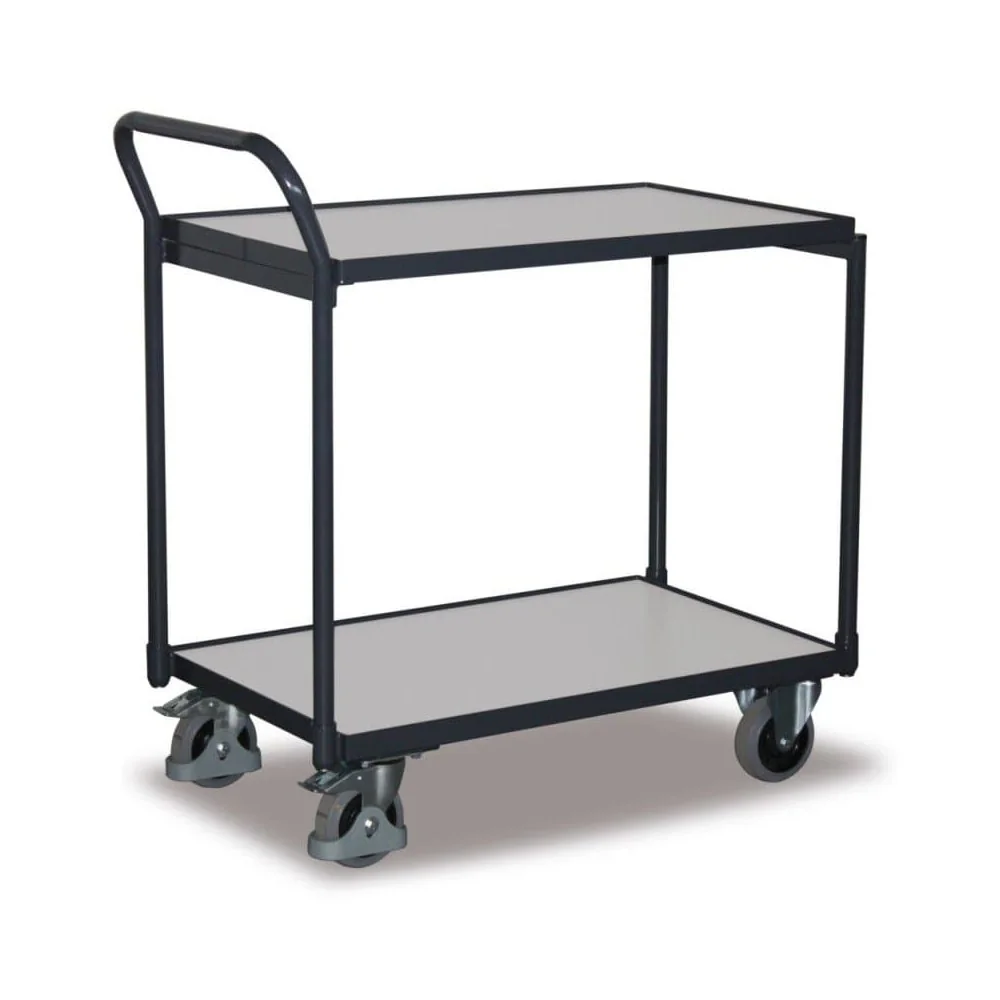 ESD Tischwagen, Werkstattwagen ESD, 2 Ladeflächen, EasySTOP, 250kg Traglast