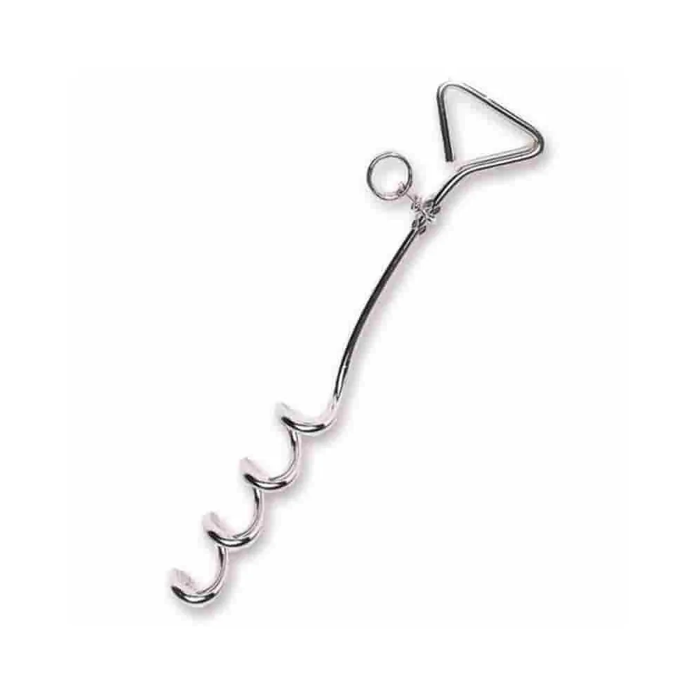 Spiralhering, Metall, 40 cm, verchromt