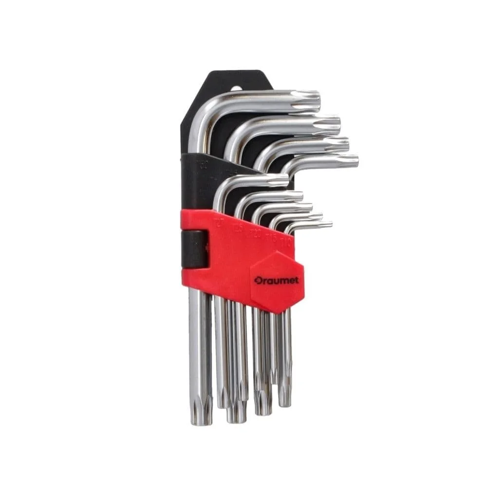 Innensechskant Winkelschraubendreher Set, T10-T50, Cr-V Stahl