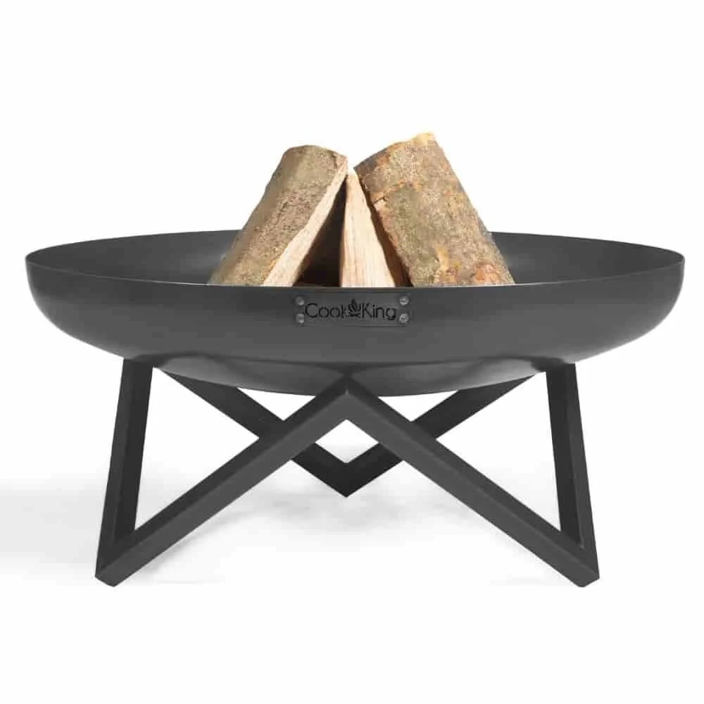 Feuerschale 80 cm, Stahl Feuerschale, Garten Feuerstelle