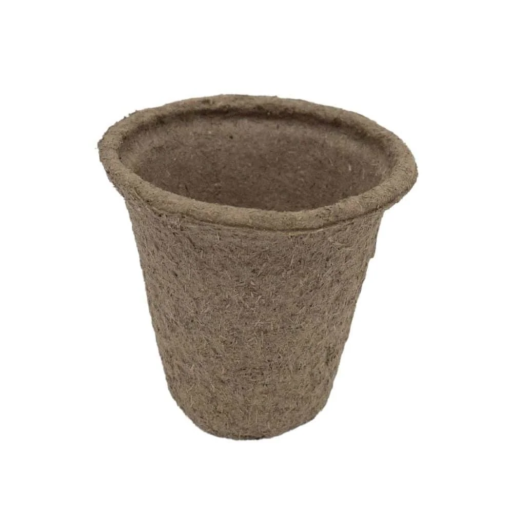 Pflanztöpfe aus Pflanzenfasern, 8x8 cm, zum Einpflanzen, Anzucht