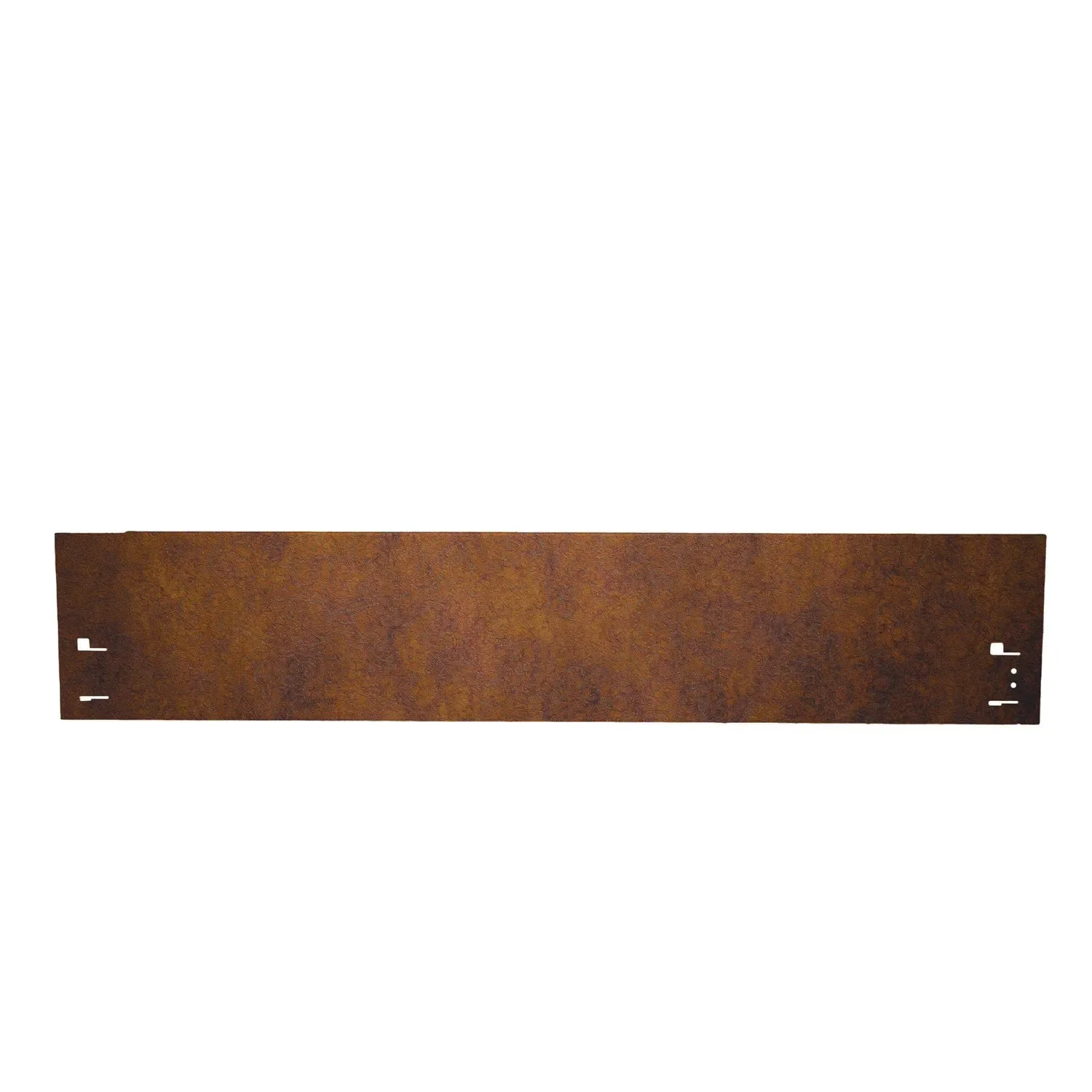 Rasenkante Cortenstahl 120 cm lang, 13,5 - 18,5 cm hoch, Beeteinfassung, Beetumrandung - Metall feuerverzinkt, Breite: 18.5 cm