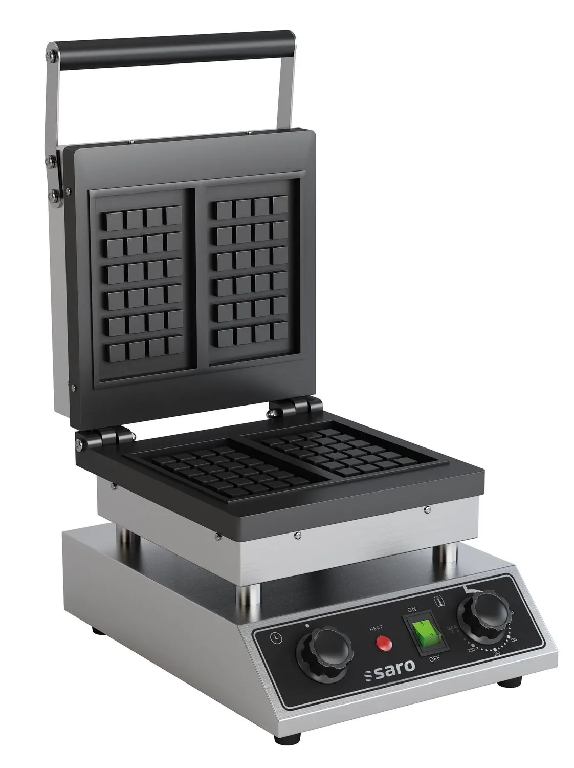 Waffeleisen, Waffelmaschine - ATRIA für Belgische Waffeln | Edelstahl & Gusseisen | Temperaturregelung & Timer