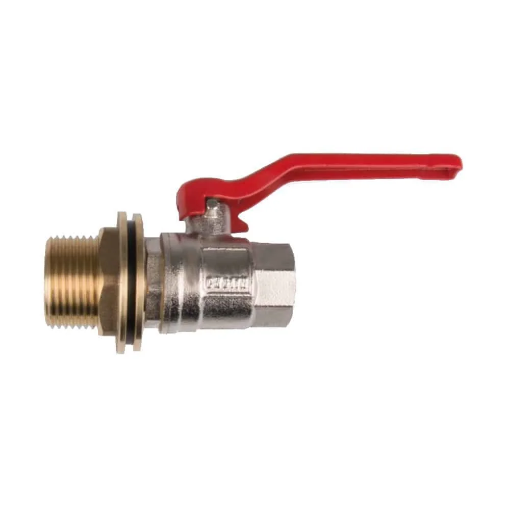 Tankdurchführung Set, 1" Hebelkugelhahn, Regentonne verbinden