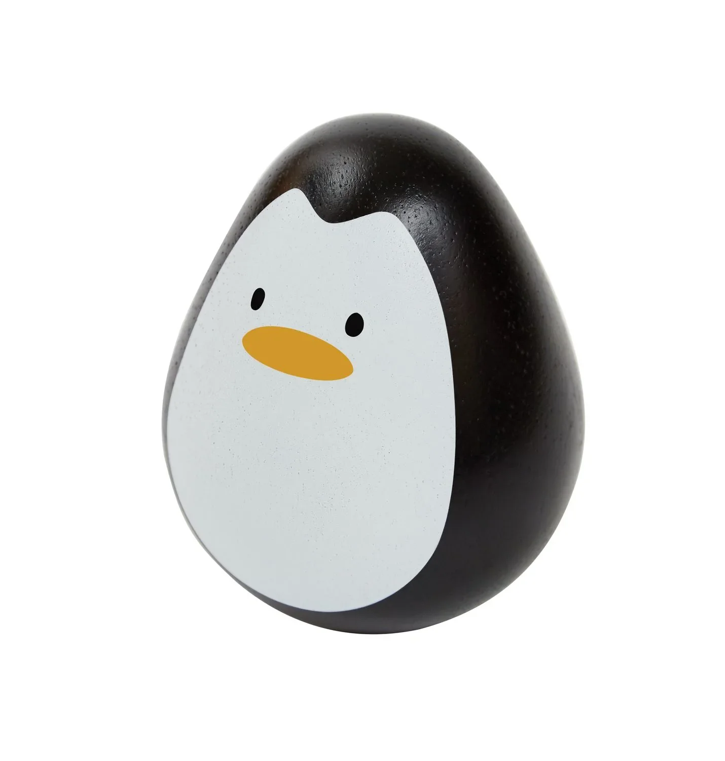 Plan Toys - Stehaufmännchen, Motorikspielzeug - Wackelnder Pinguin, Gummibaumholz