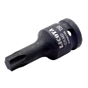 Innensechskant Nuss, 1/2 Zoll Schlagschrauber Nuss, Cr Mo, lang, T45, 60mm