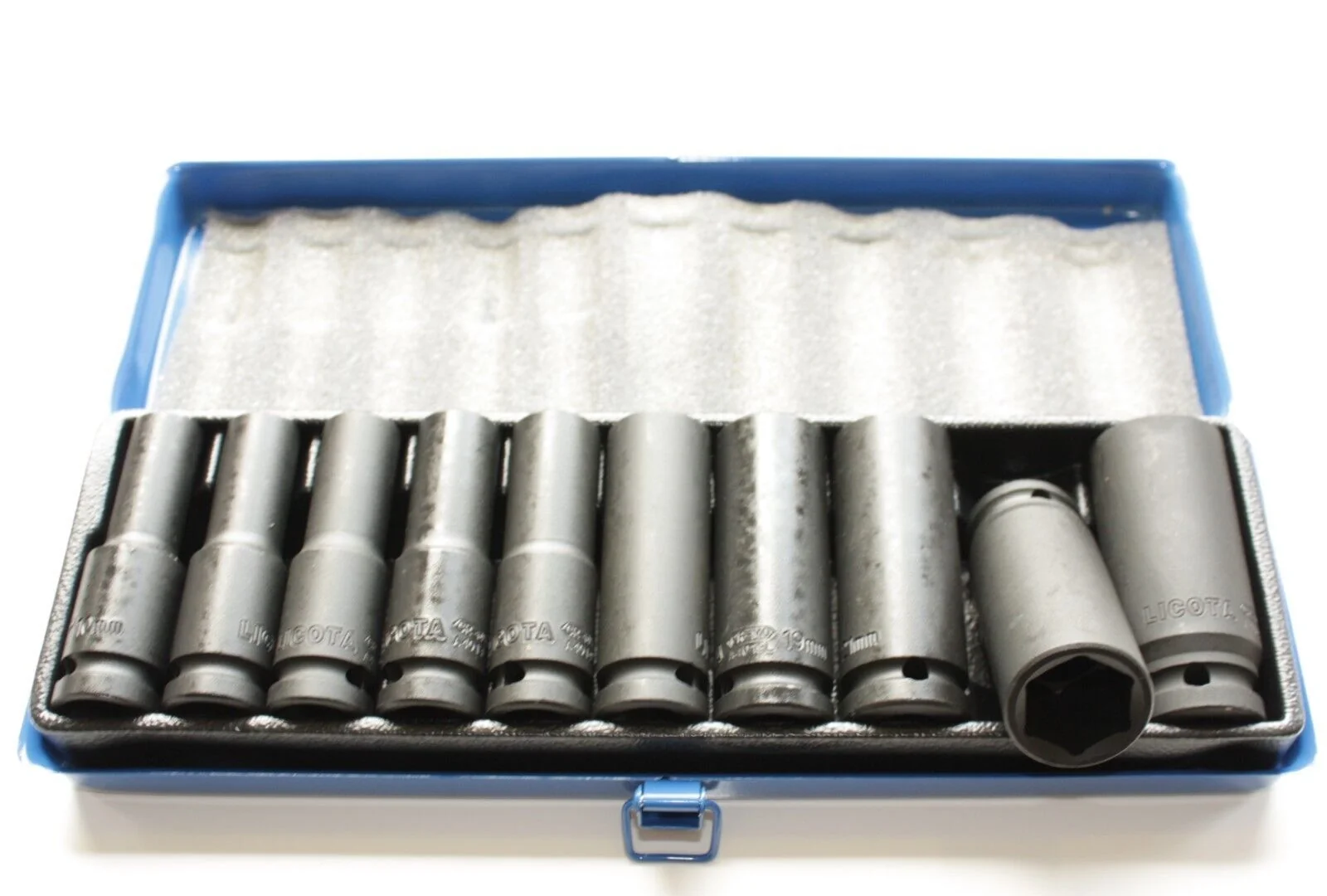 Schlagschraubernüsse 1/2 Zoll, Schlagschrauber Nüsse Set, 10-24mm, Metallkassette