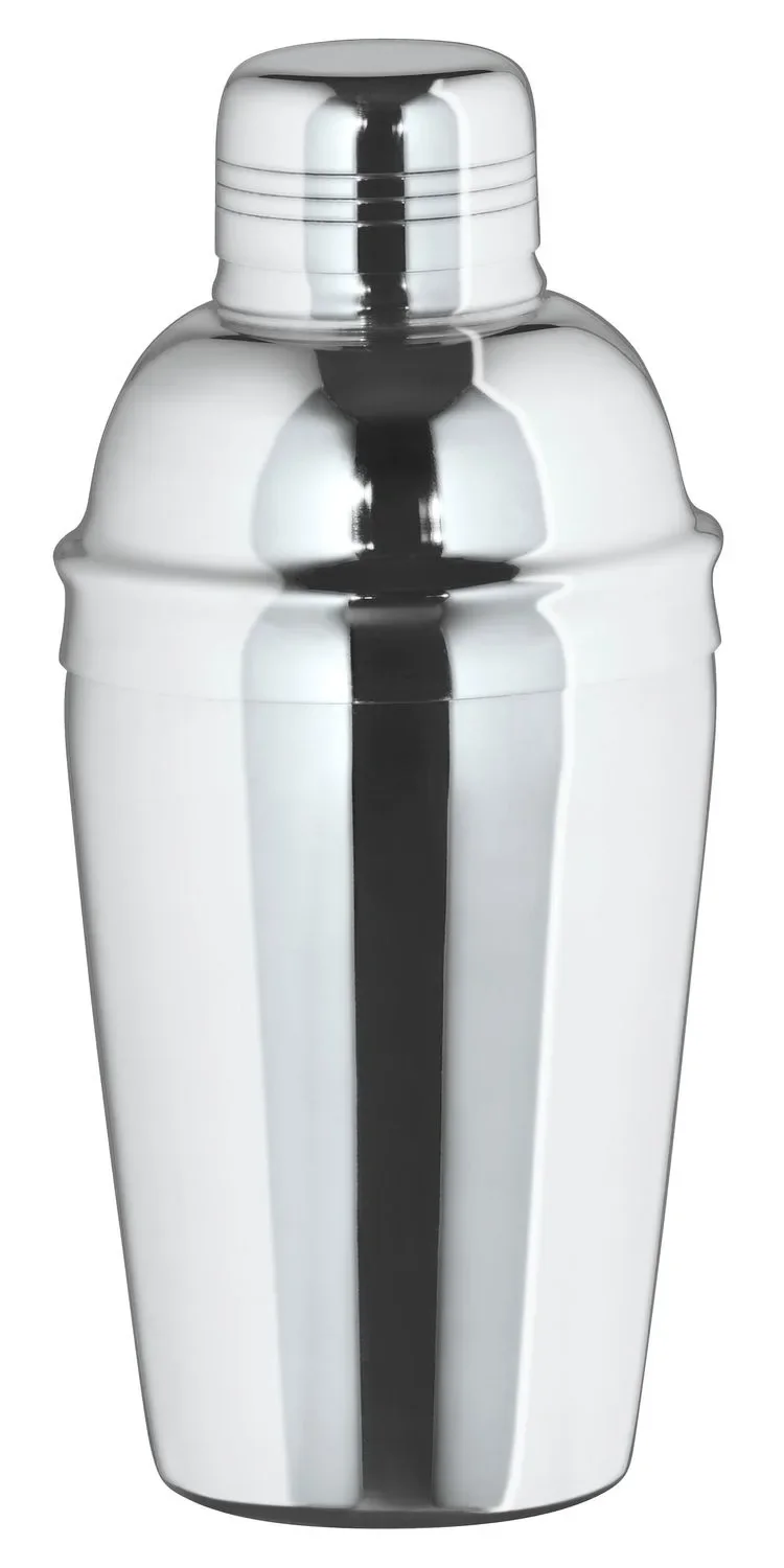 Cocktail Shaker, 3-teiliger, Edelstahl, 500 ml