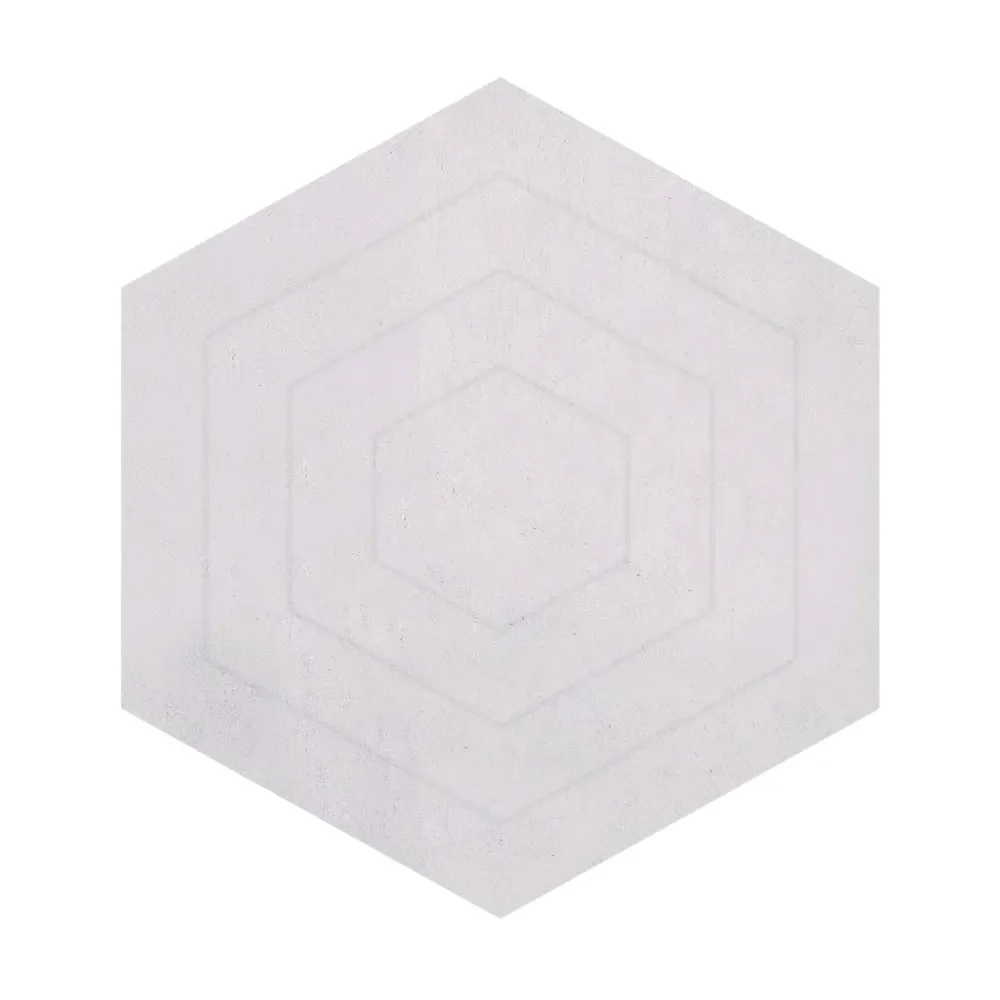 Lilipinso Teppich Hexagon graublau