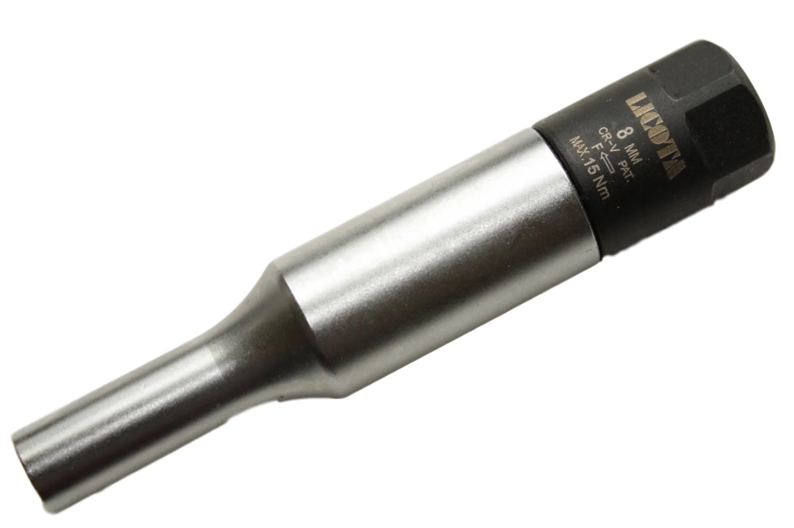 Glühkerzennuss, Torsionsnuss, SW 8, 3/8 Zoll, 15Nm