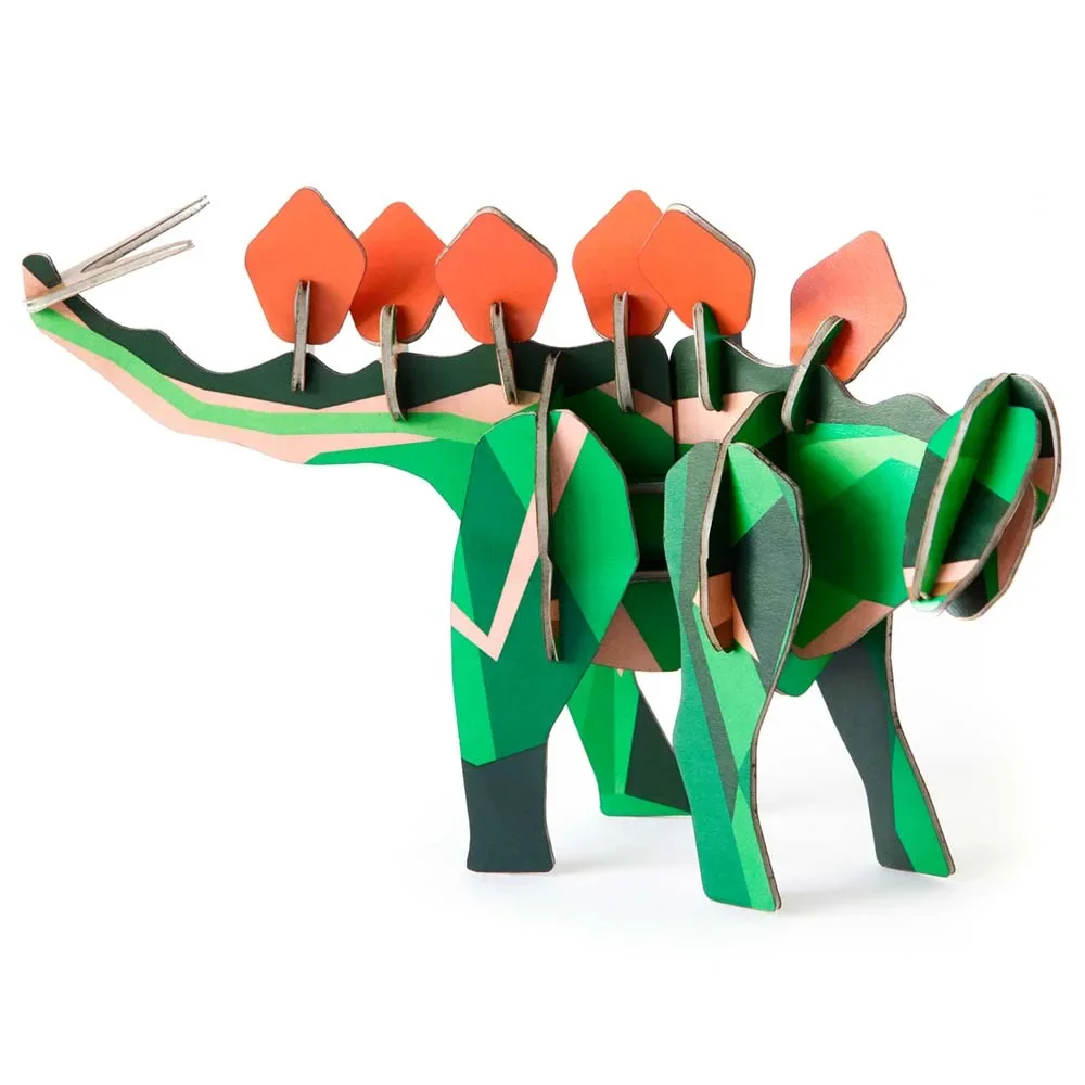 studio ROOF 3D Dinosaurier Stegosaurus Pappe