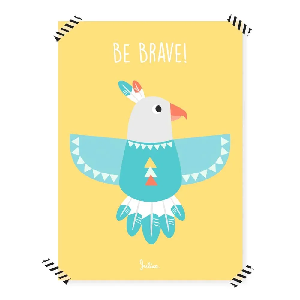 Julica Tipikids Kinder Mini-Poster Adler
