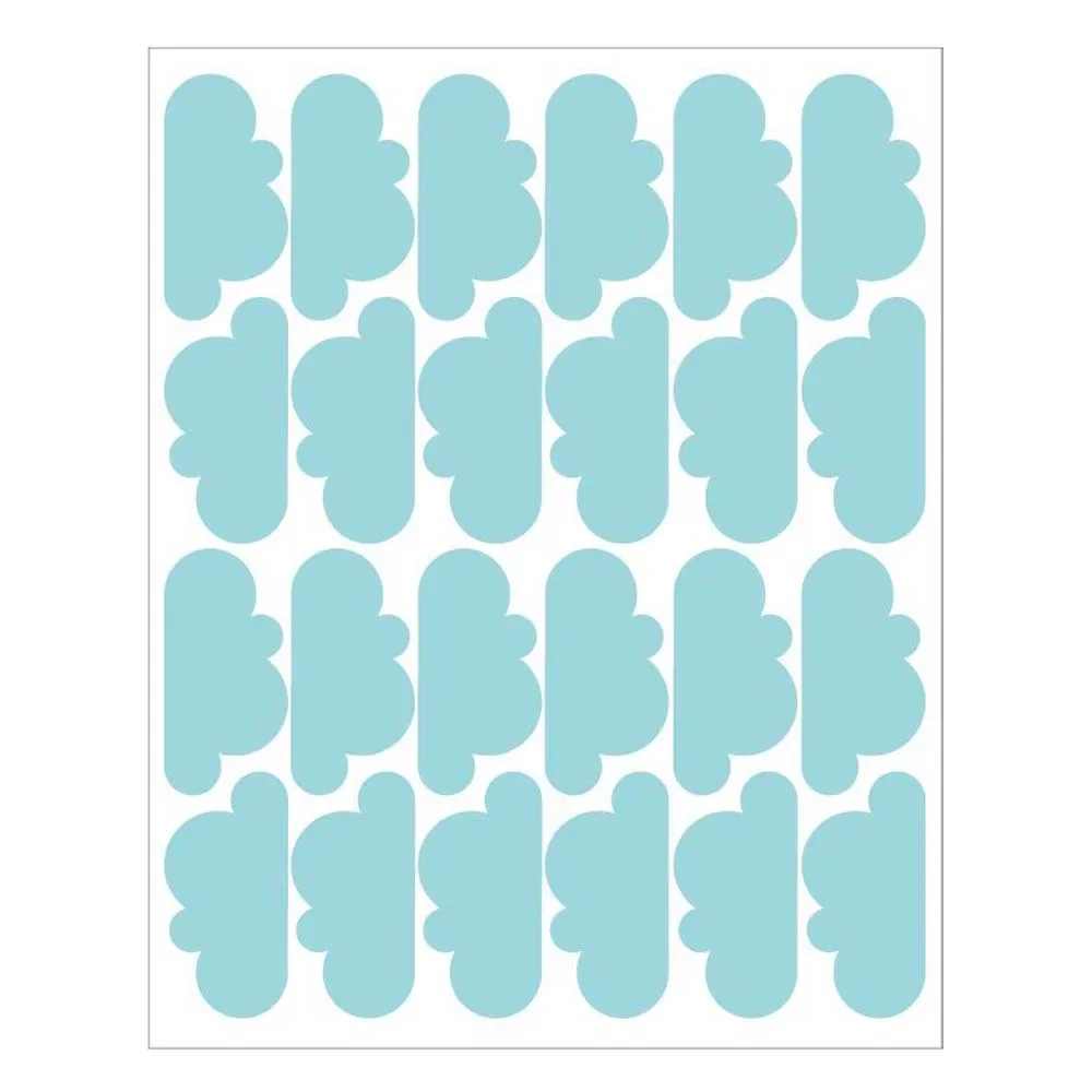 tresxics Wandsticker Wolken blau