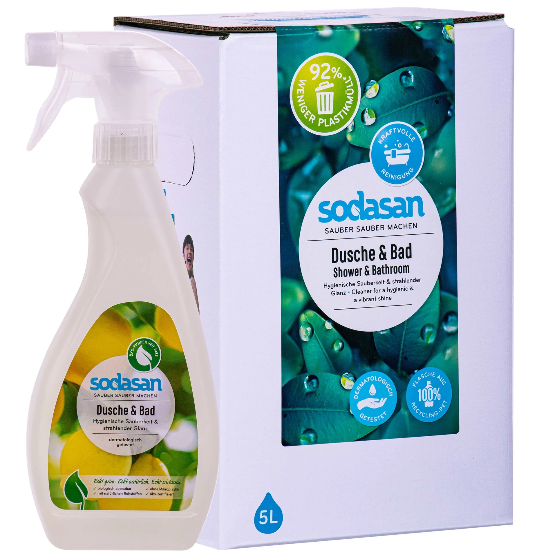 SODASAN Dusche & Bad Reiniger in verschiedenen Größengebinde