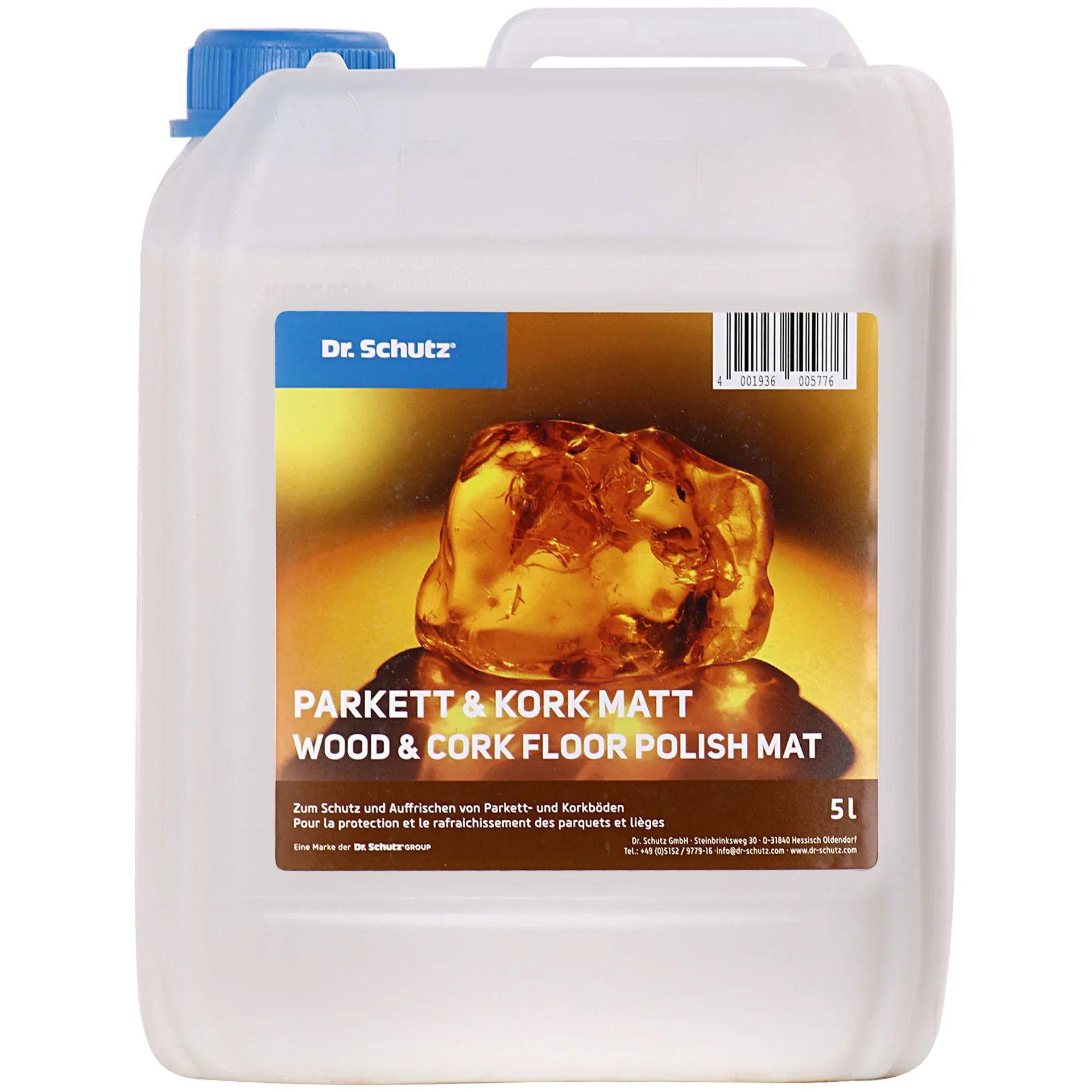 DR. SCHUTZ Parkett & Kork Matt 5 Liter reicht für ca. 200m²