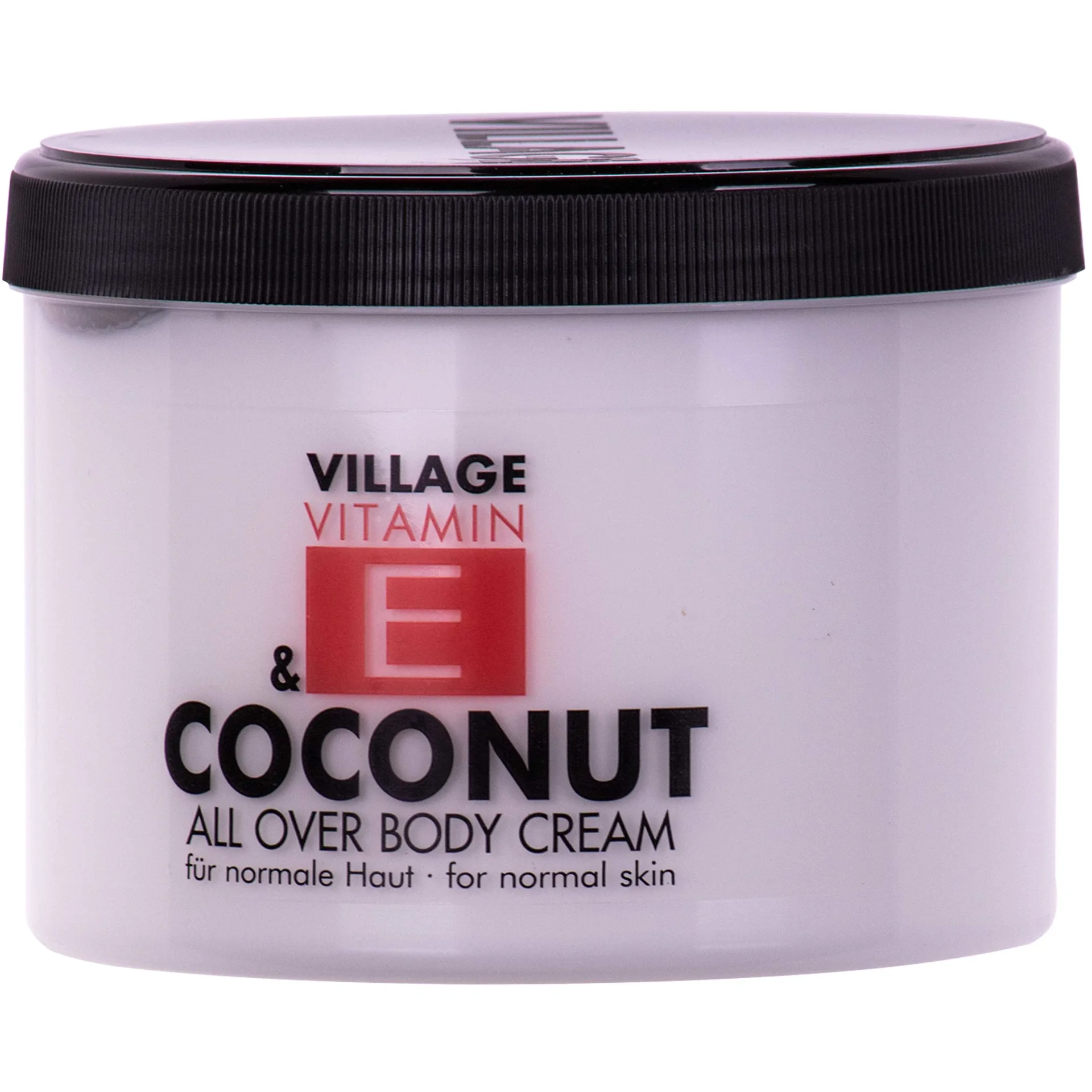 VILLAGE Vitamin E Bodycream Kokosnuss 500ml Körperlotion
