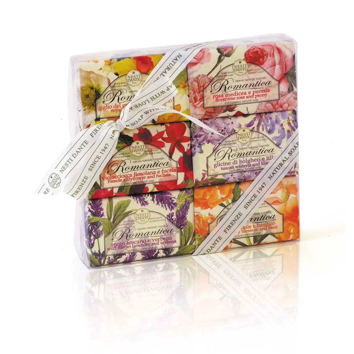 NESTI DANTE Romantica Soap SET 6 x 150 g