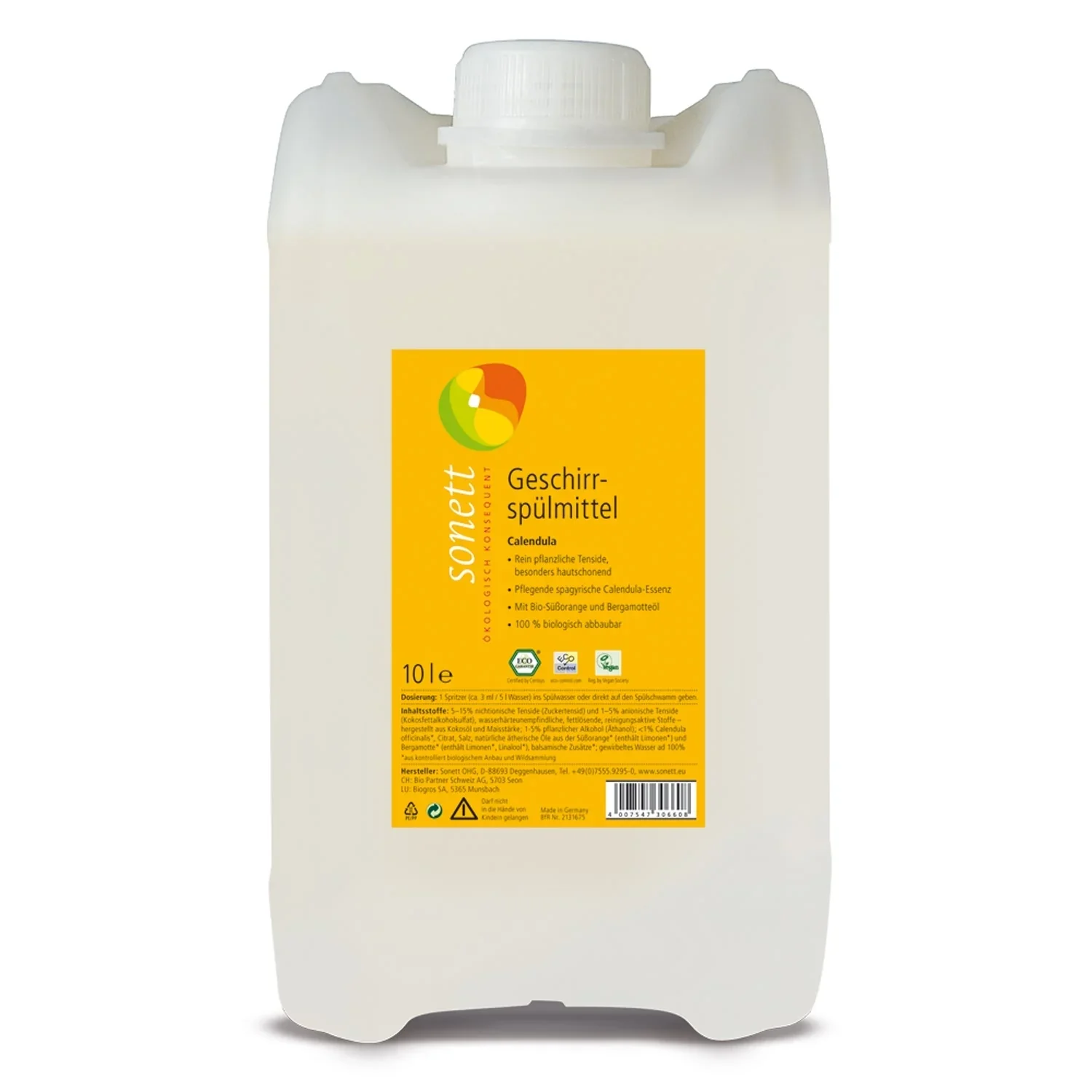 SONETT Geschirrspülmittel CALENDULA 10 Liter