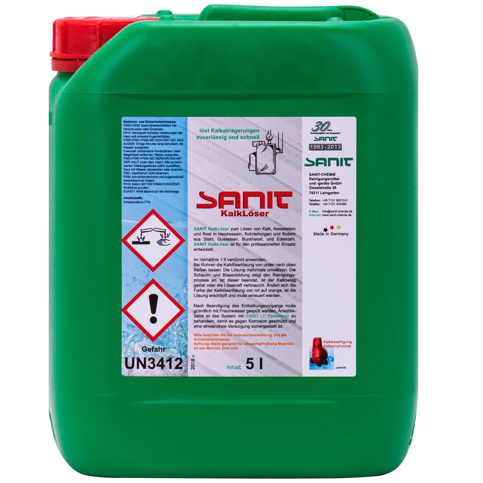 SANIT Kalklöser 5 Liter