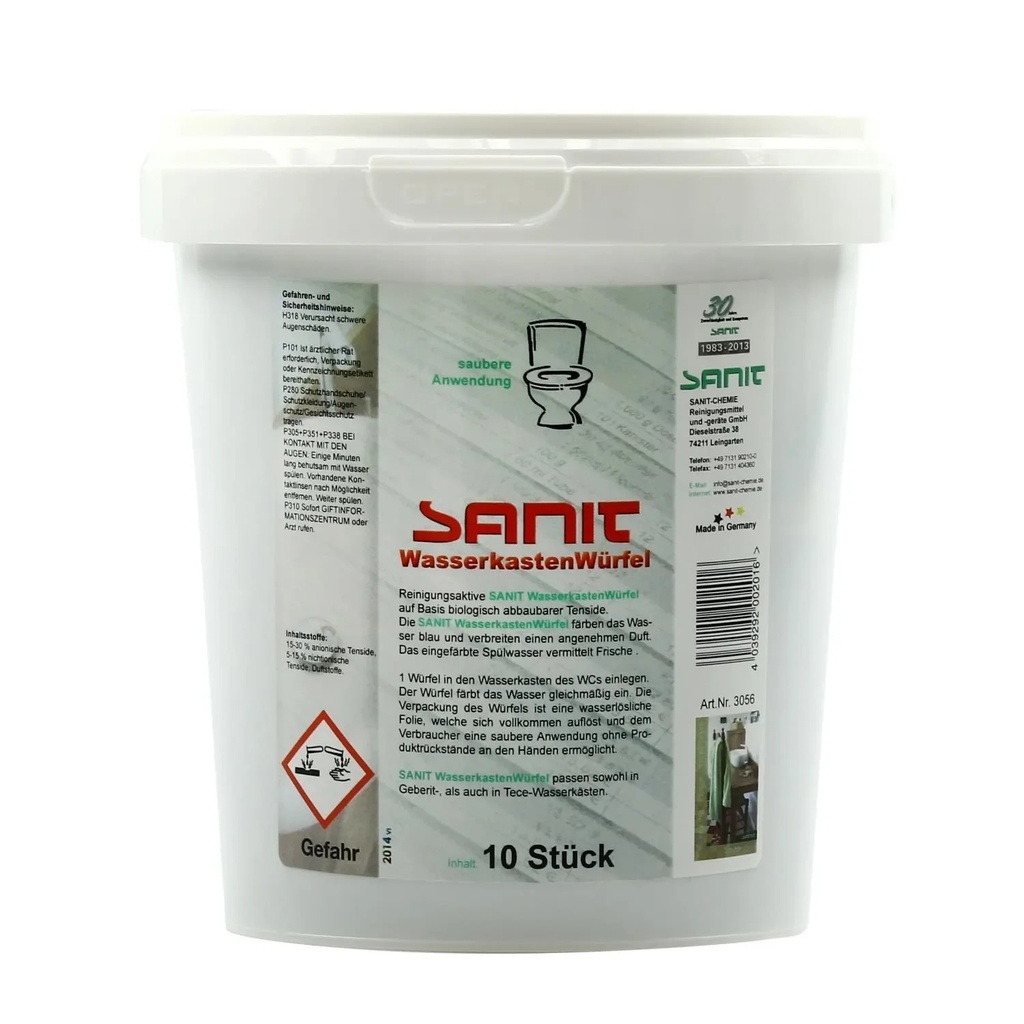 SANIT Wasserkastenwürfel 10 Stck. für Geberit, TECE usw.