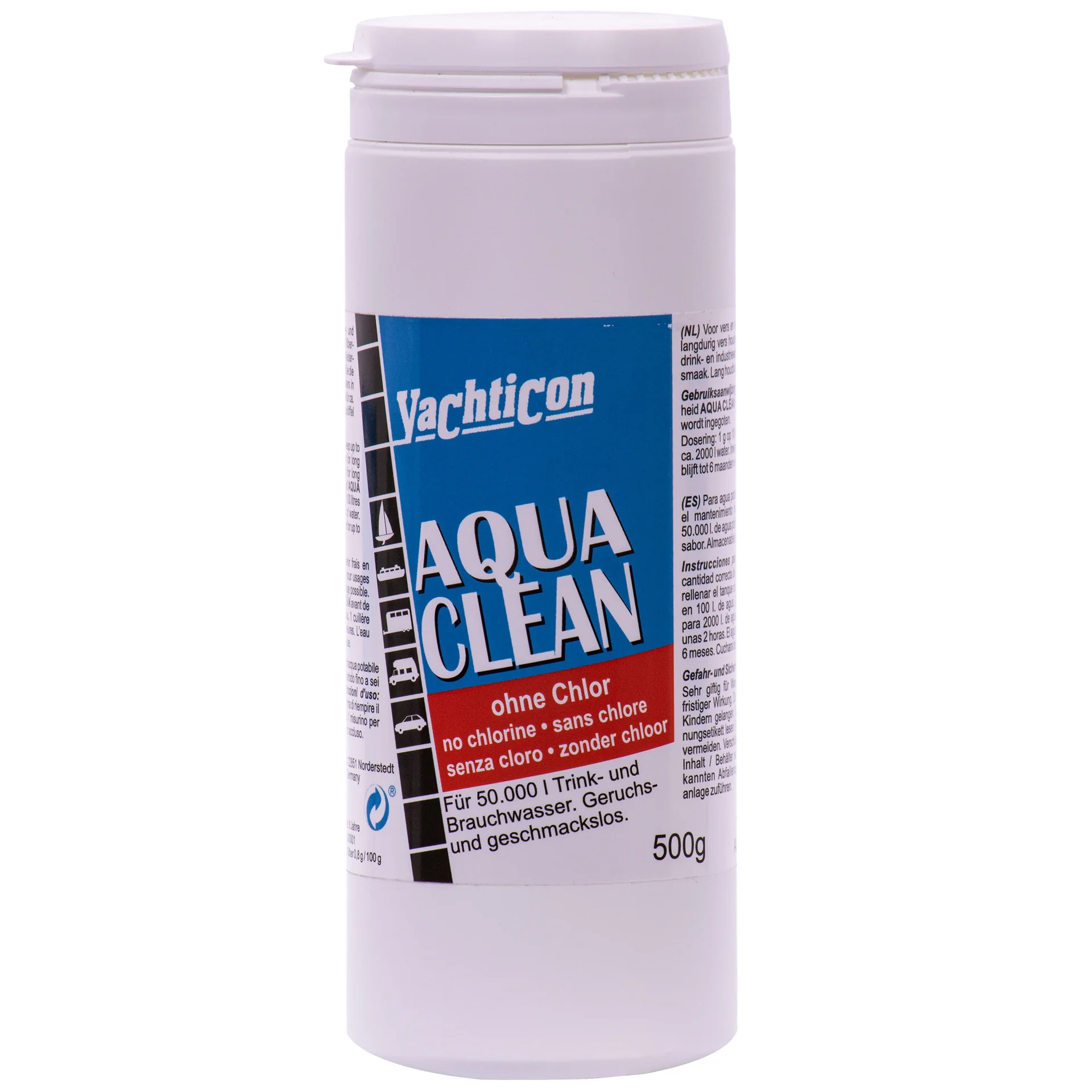 YACHTICON Aqua Clean AC 50.000 ohne Chlor 500 g Pulver