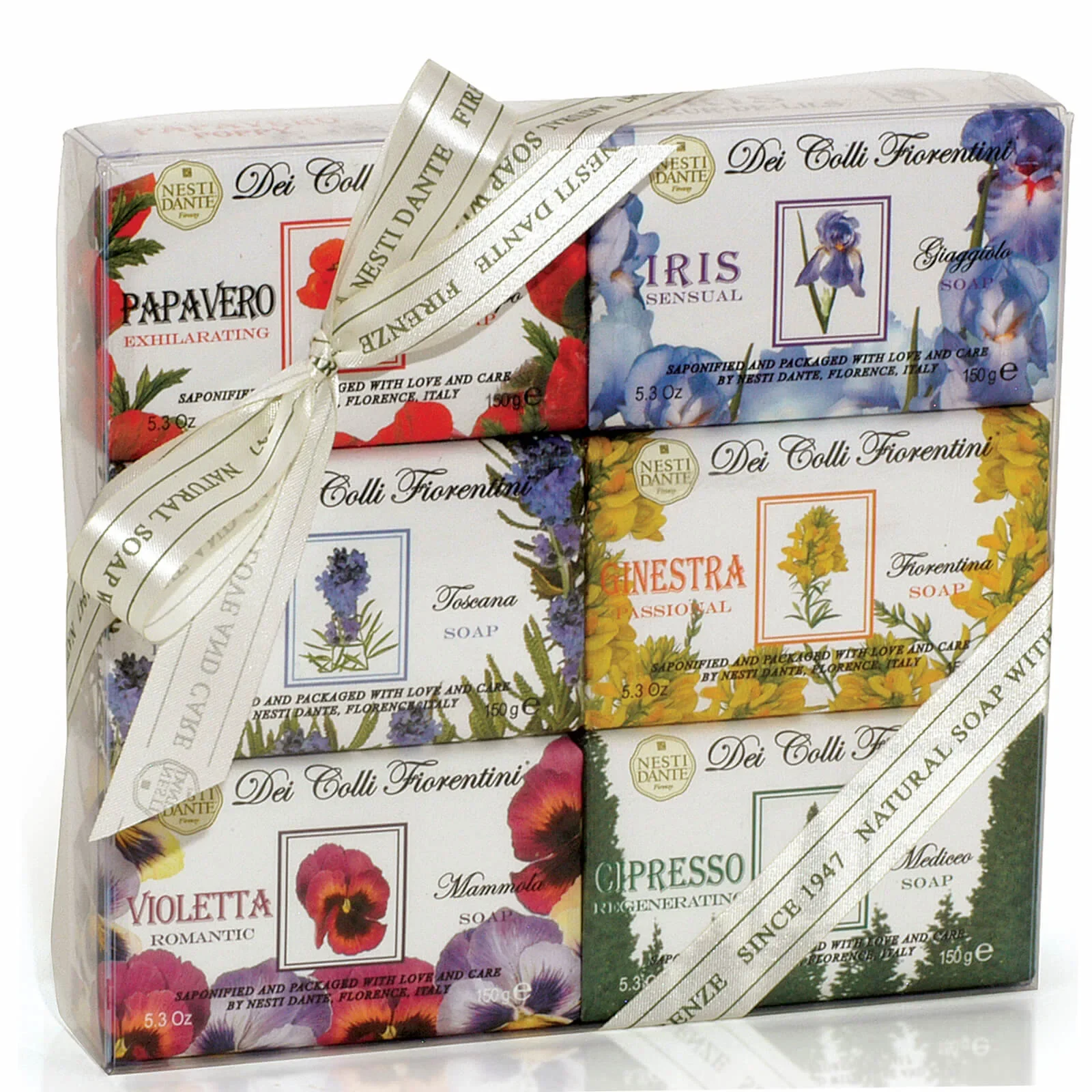 NESTI DANTE Dei Colli Fiorentini Soap SET 6 x 150 g