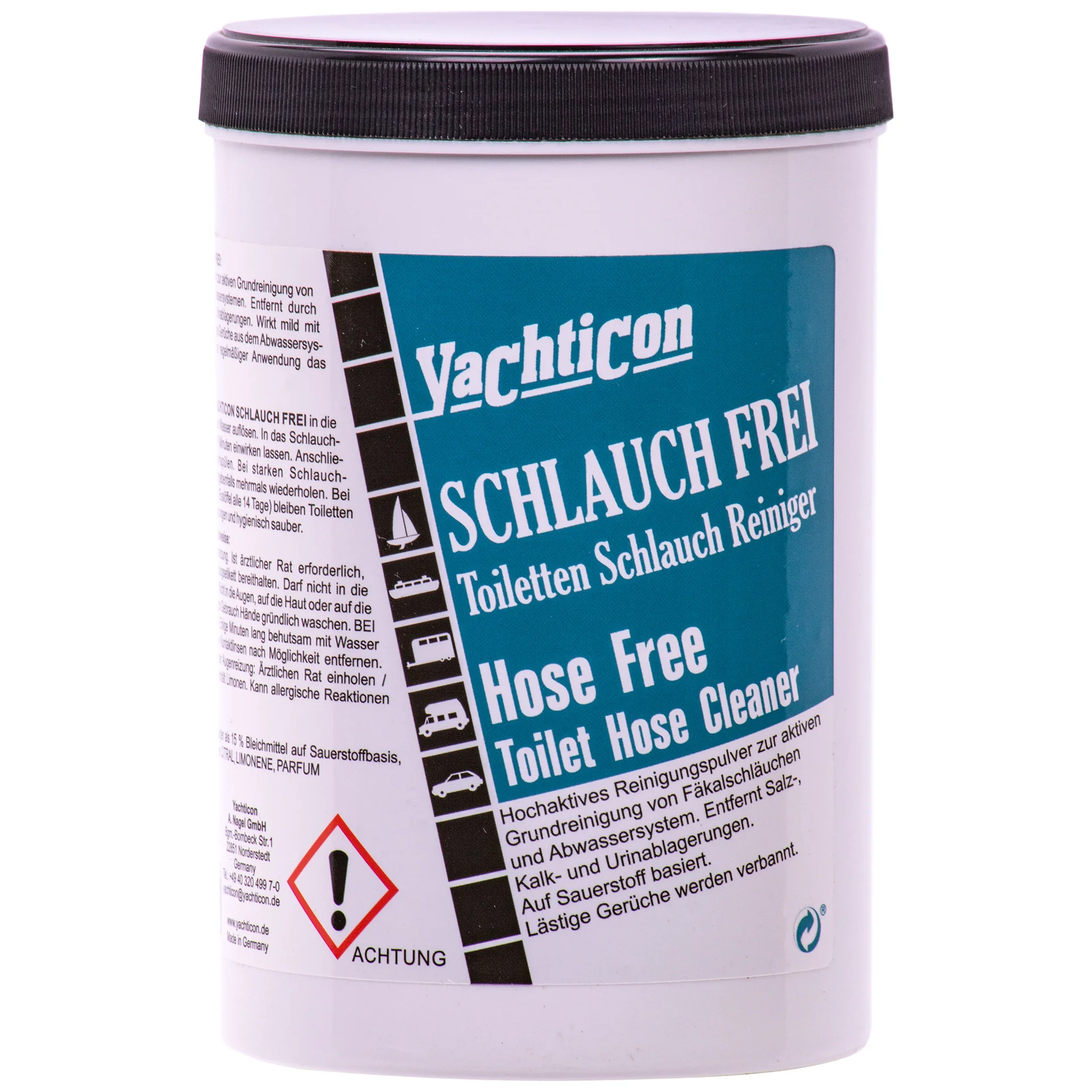 YACHTICON Schlauch Frei 1000 g Reinigungspulver