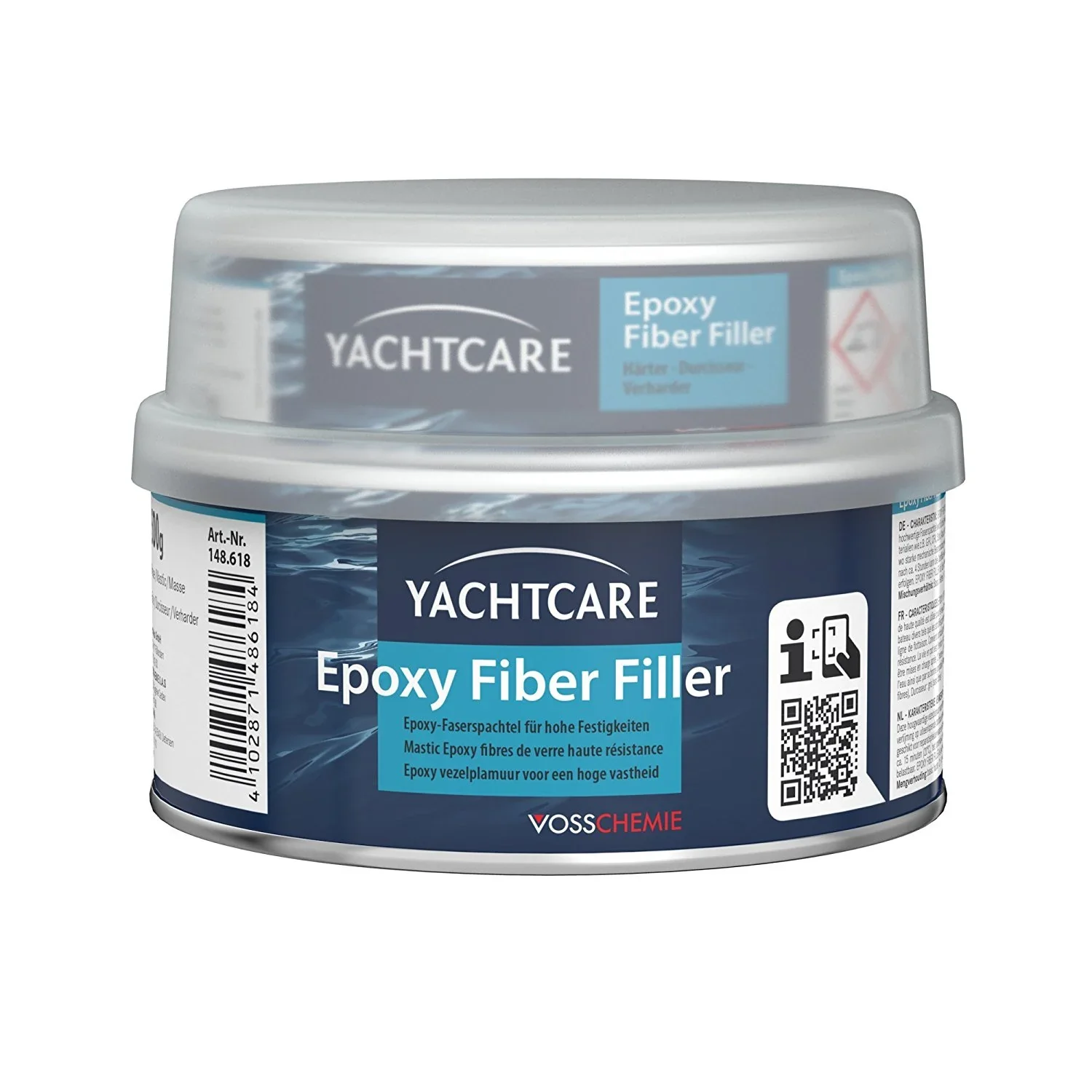 YACHTCARE Epoxy Fiber Filler 500 g faserverstärkter Expoxyspachtel