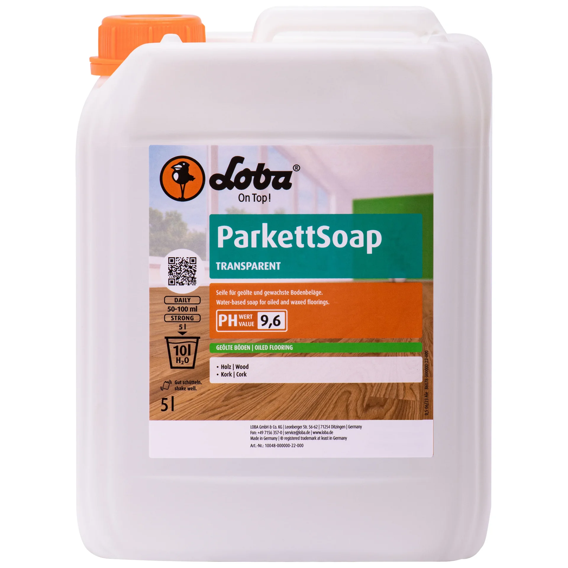LOBA Parkett Soap 5 Liter transparent