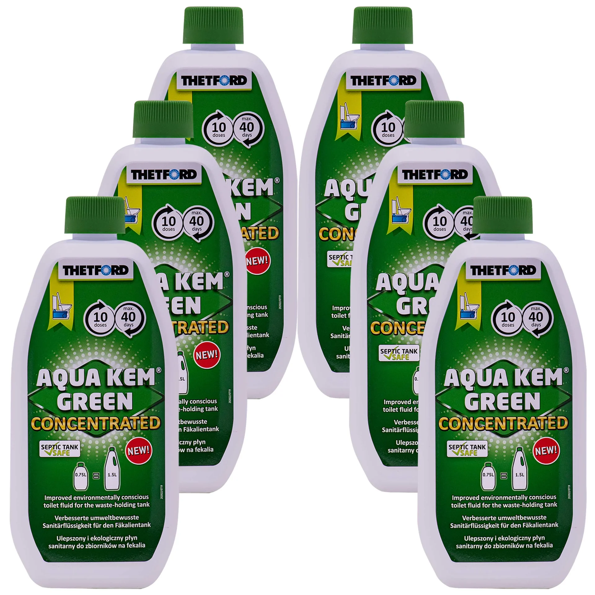 THETFORD Aqua Kem Green 6 x 0,75 Liter Konzentrat
