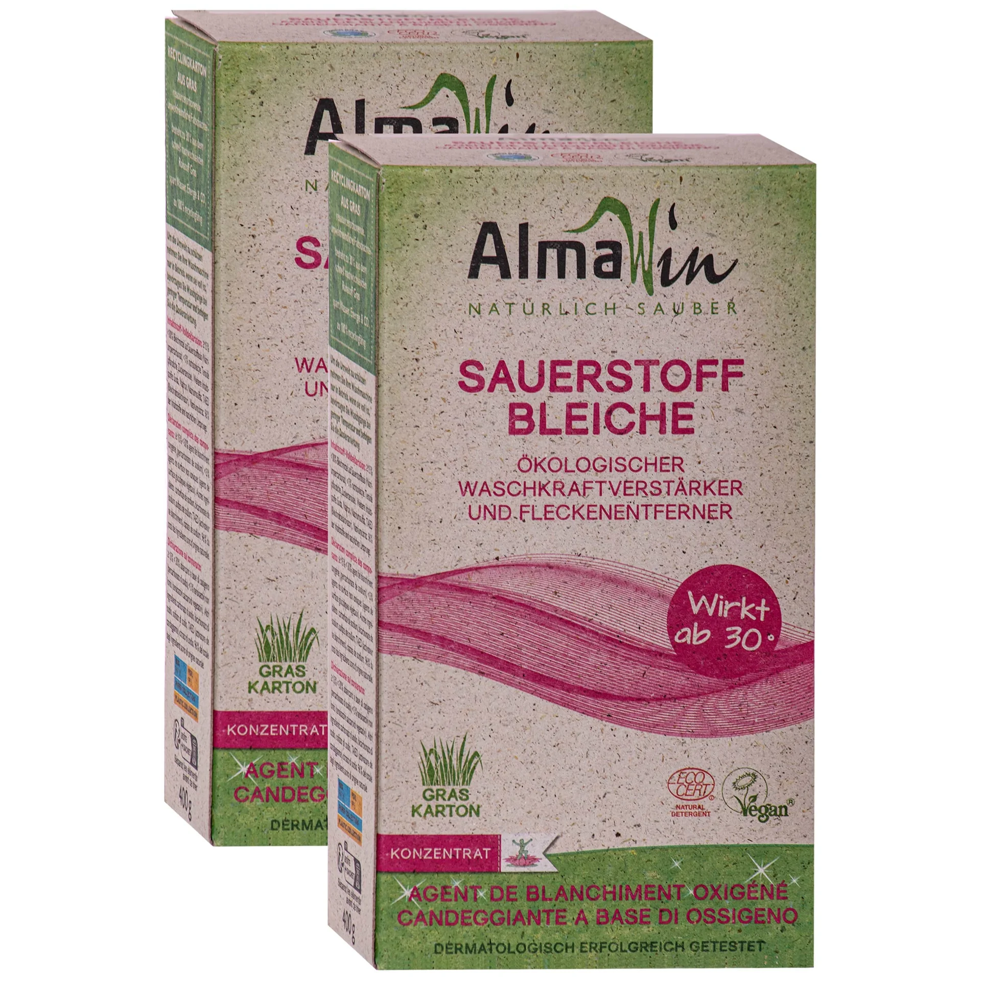 ALMAWIN Sauerstoffbleiche 2 x 400 g wirksam ab 30°C