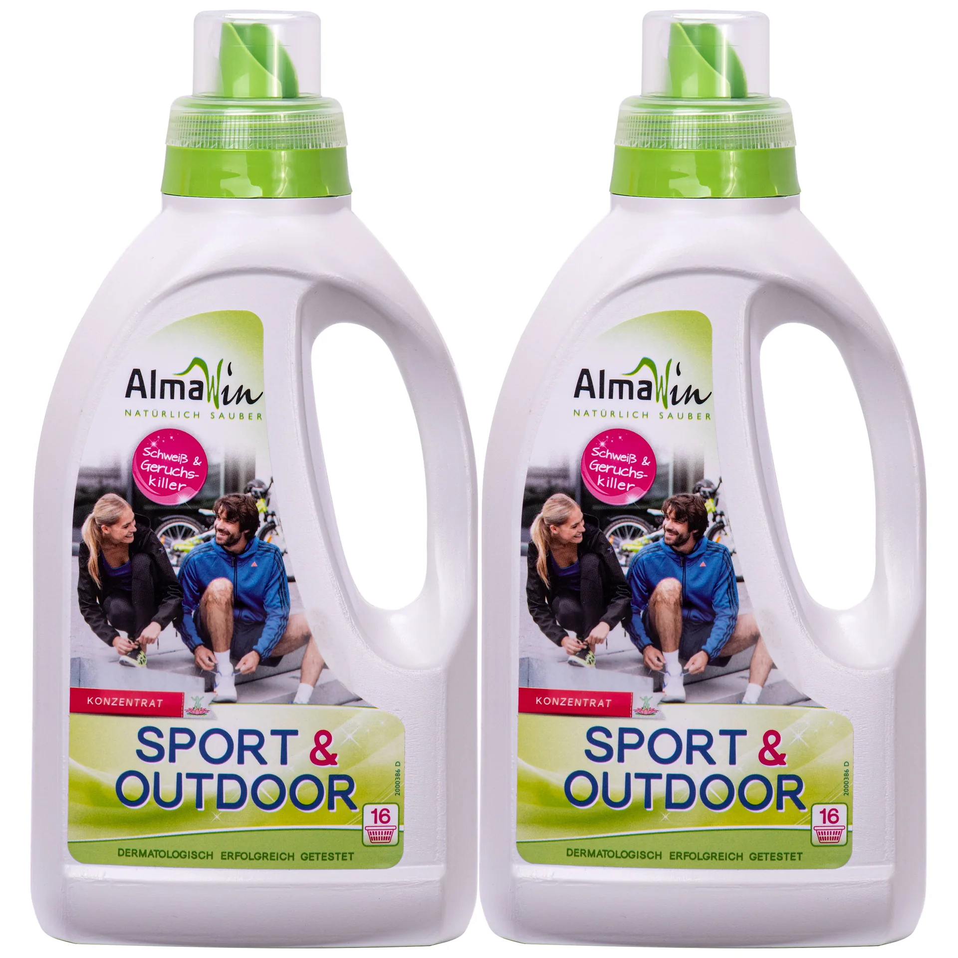 ALMAWIN Sport + Outdoor Flüssigwaschmittel 2 x 750 ml