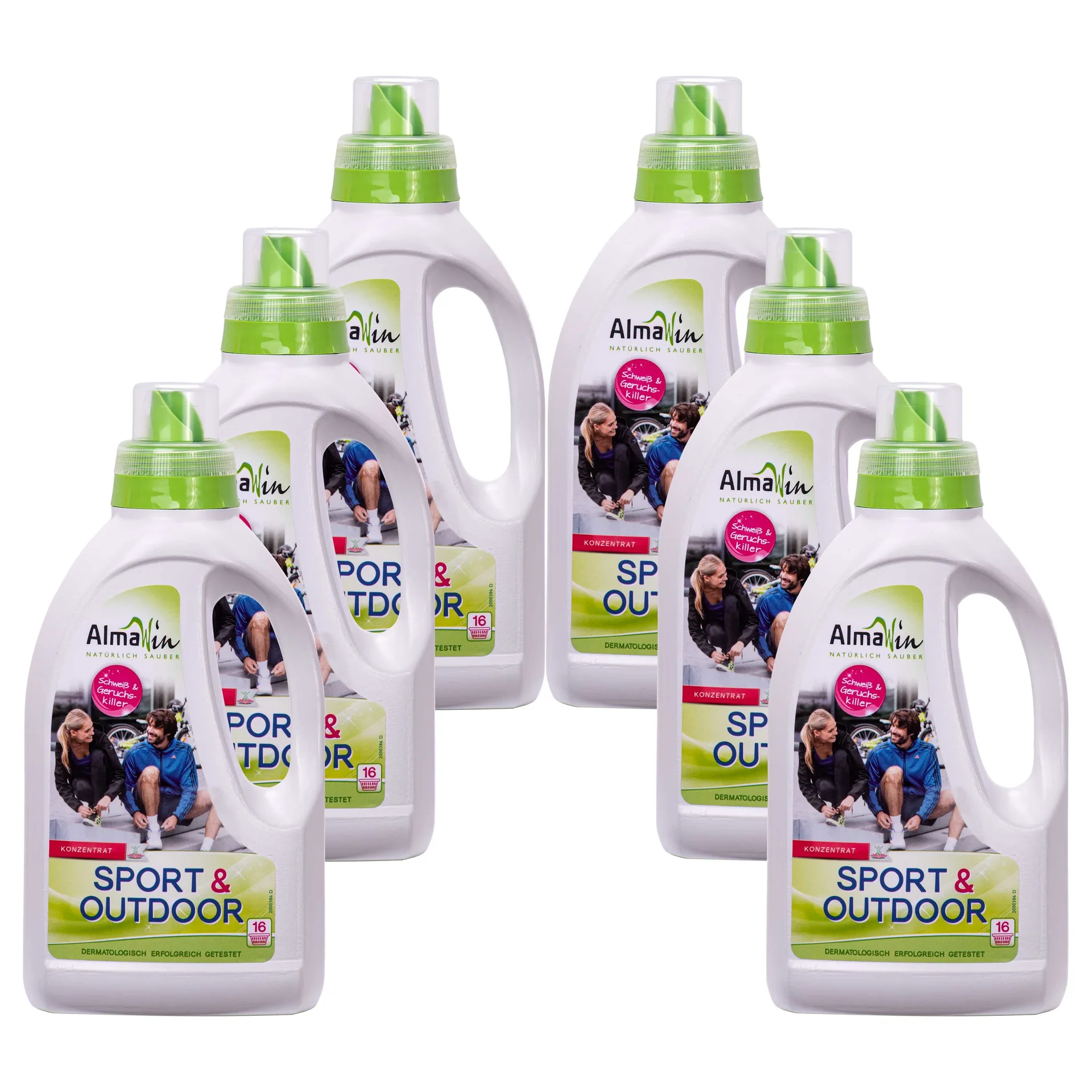 ALMAWIN Sport + Outdoor Flüssigwaschmittel 6 x 750 ml
