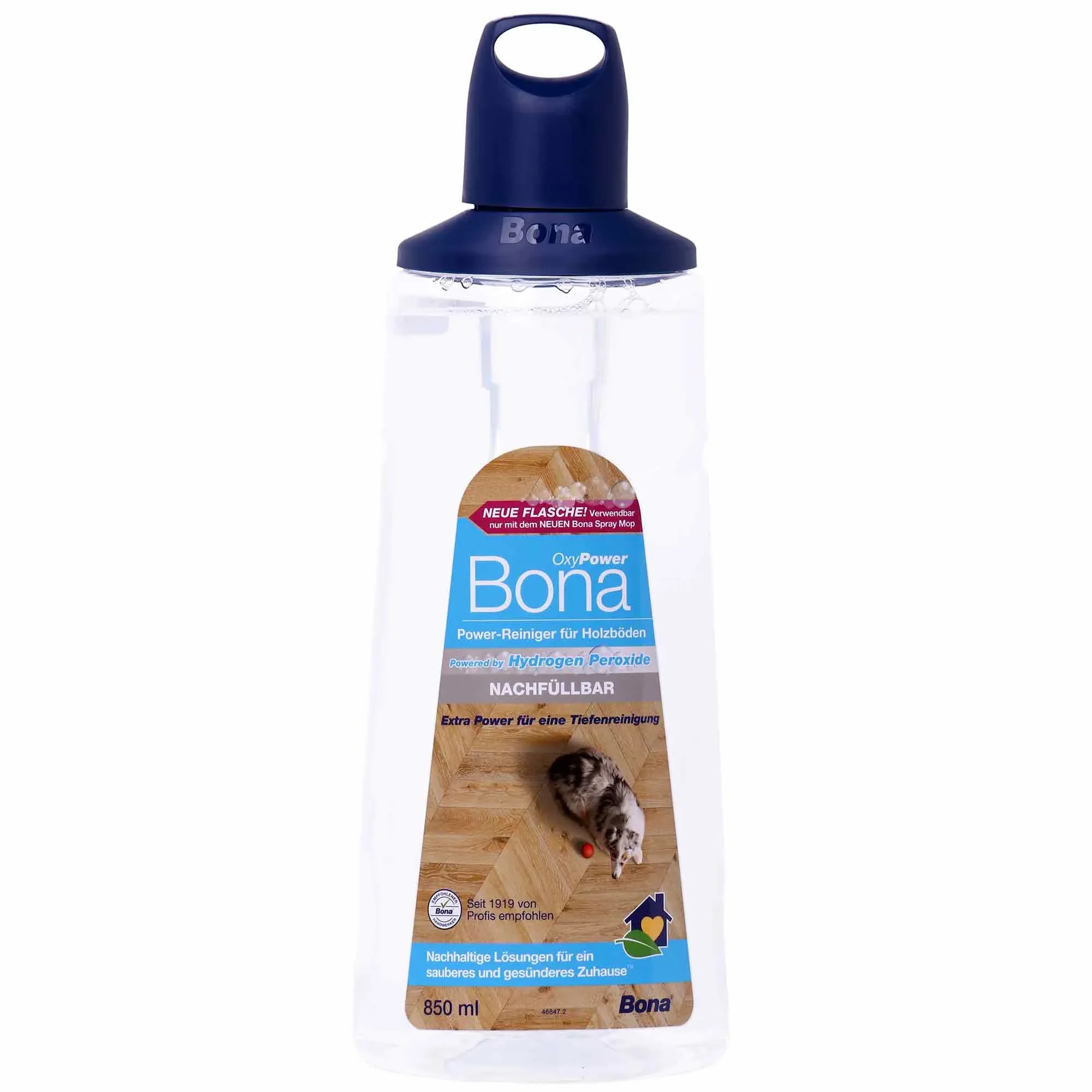 BONA Refiller 0,85 Liter OxyPower-Reinger für Holzböden Premium Spray Mopp