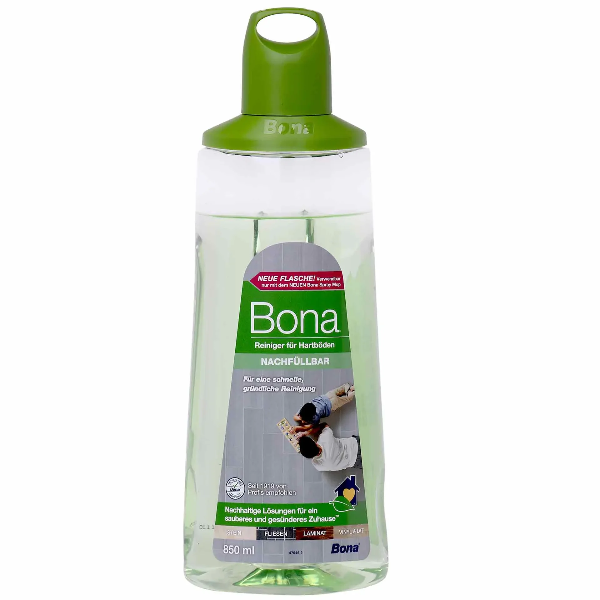 BONA Refiller 0,85 Liter für Stein-, Fliesen-, und Laminat Premium Spray Mopp