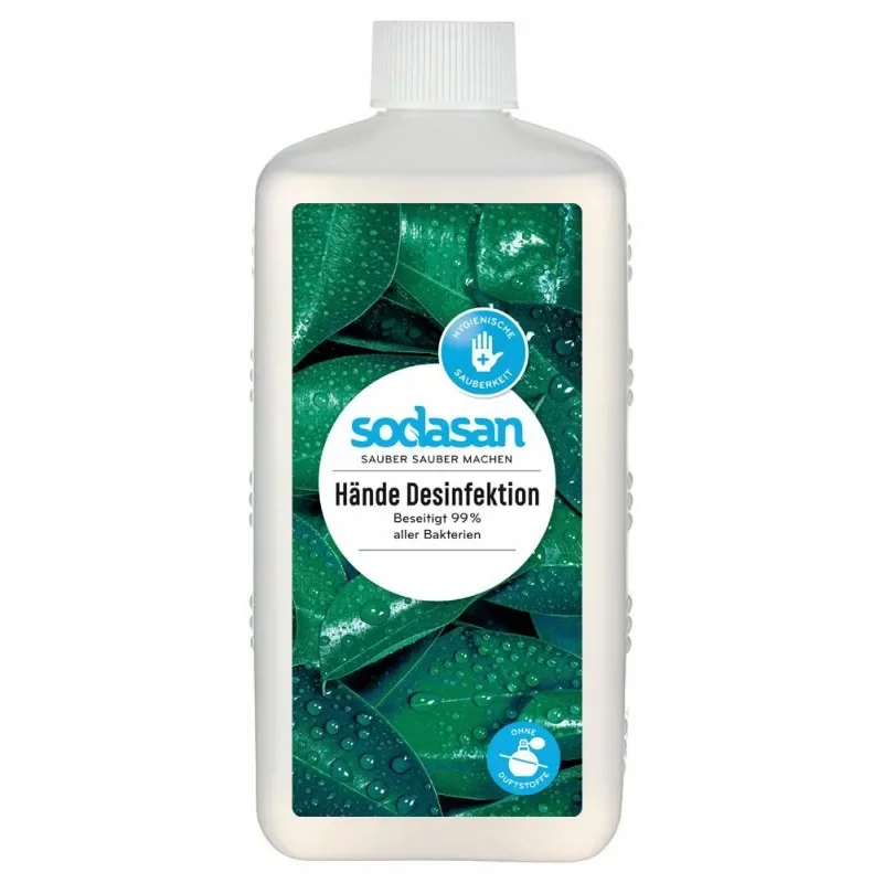 SODASAN Händedesinfektion 6 x 1 Liter Euroflasche