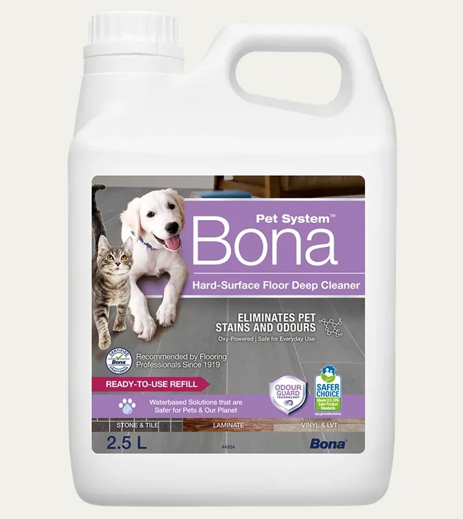 BONA Pet System™ Tiefenreiniger für Hartböden Nachfüller 2,5 L