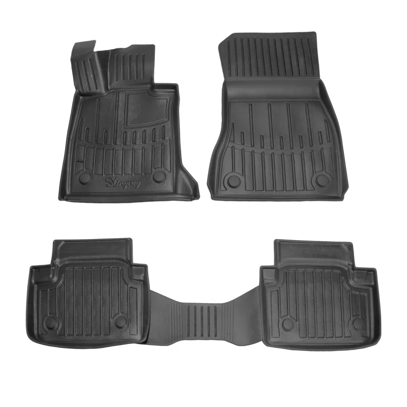 Gummimatten BMW 5er G61 (2023-...), 3D Gummifußmatten Auto, passgenau