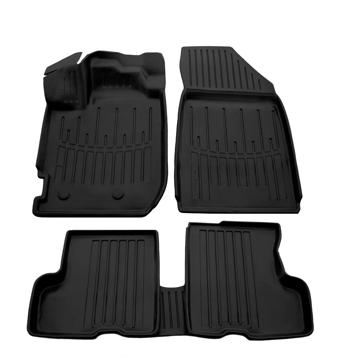 Fußmatten Dacia Duster, 3D Gummifußmatten Auto, Dacia Duster 2, Gummimatten