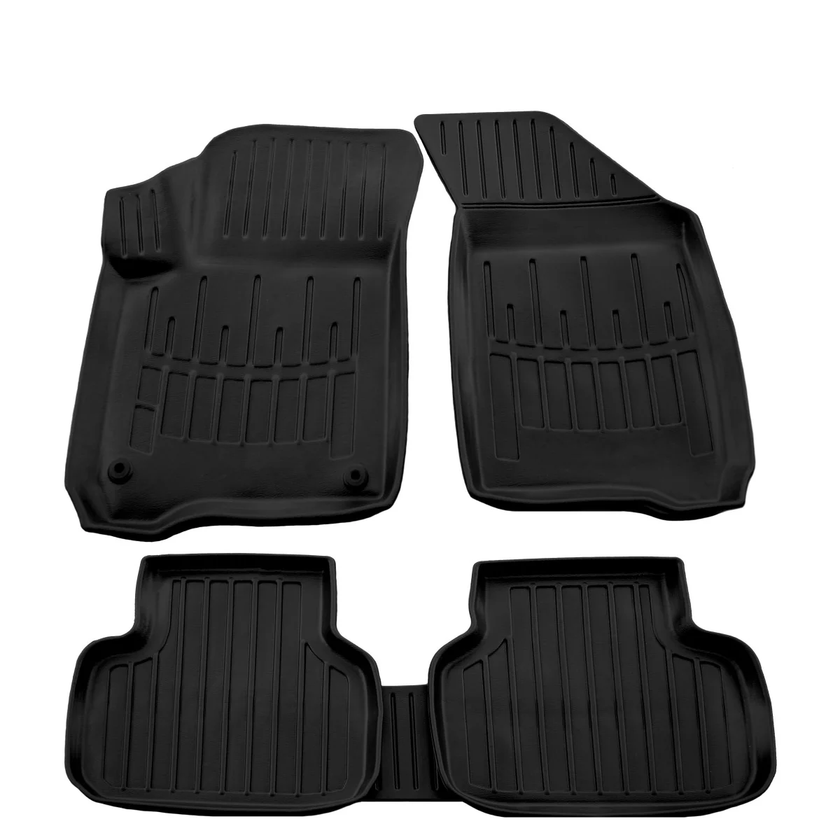 DODGE Journey (2008-2019) 3D Gummifußmatten, rutschfest und schmutzabweisend