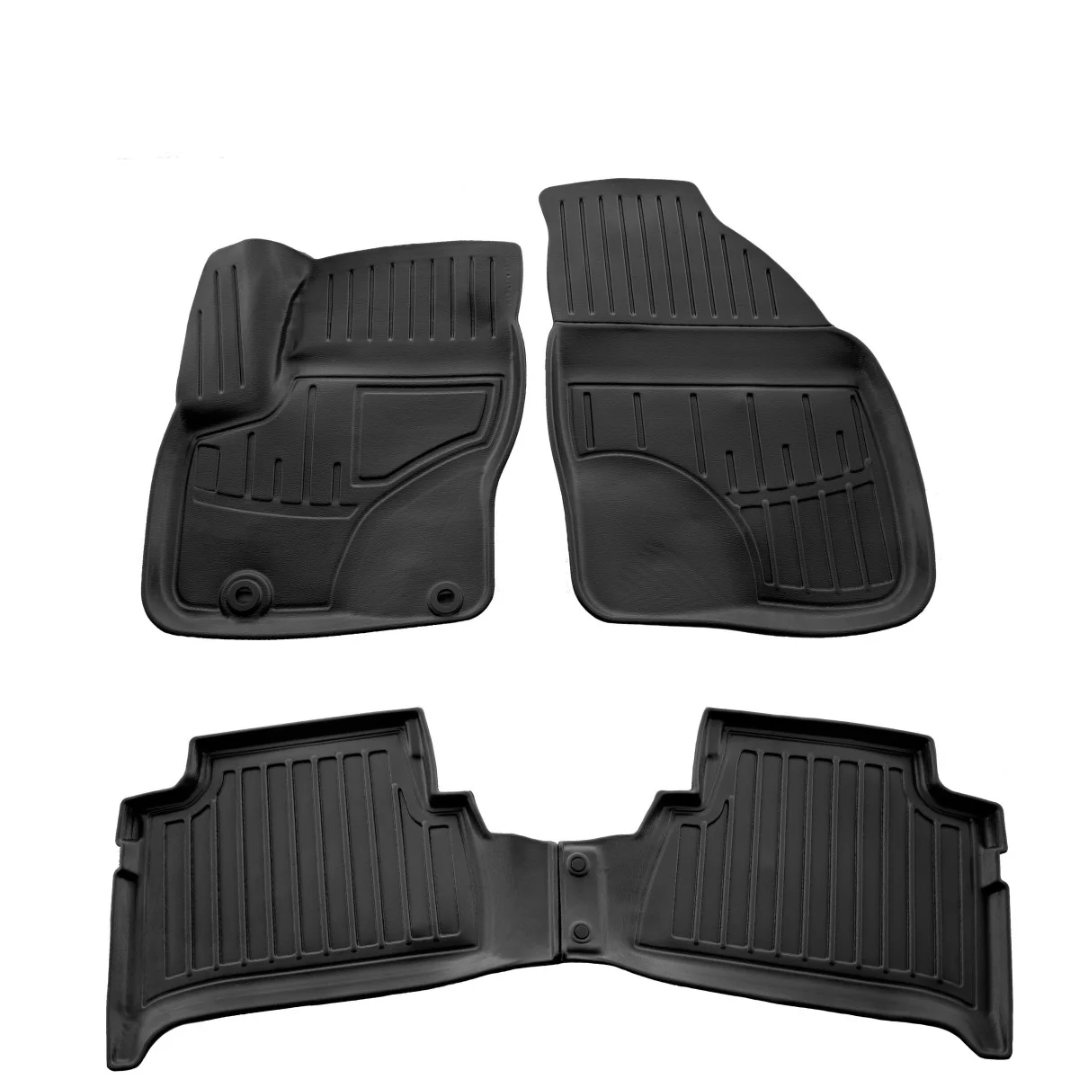 Fußmatten Auto für FORD C-Max (2003-2010), 3D Gummimatten, passgenaue Autofußmatten