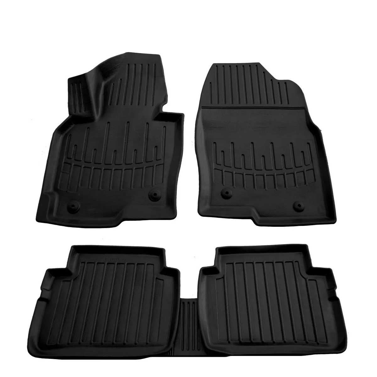 Fußmatten Auto, 3D Gummimatten für MAZDA CX-5 (KE) (2012-2017), passgenau, mit hohem Rand