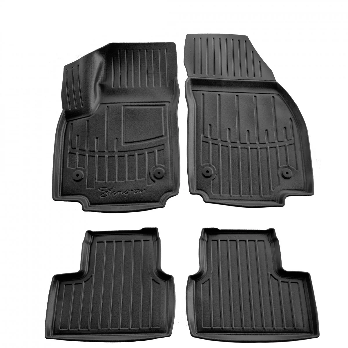 Fußmatten Auto 3D für Opel Meriva B (2010-2017), passgenau, geruchlos