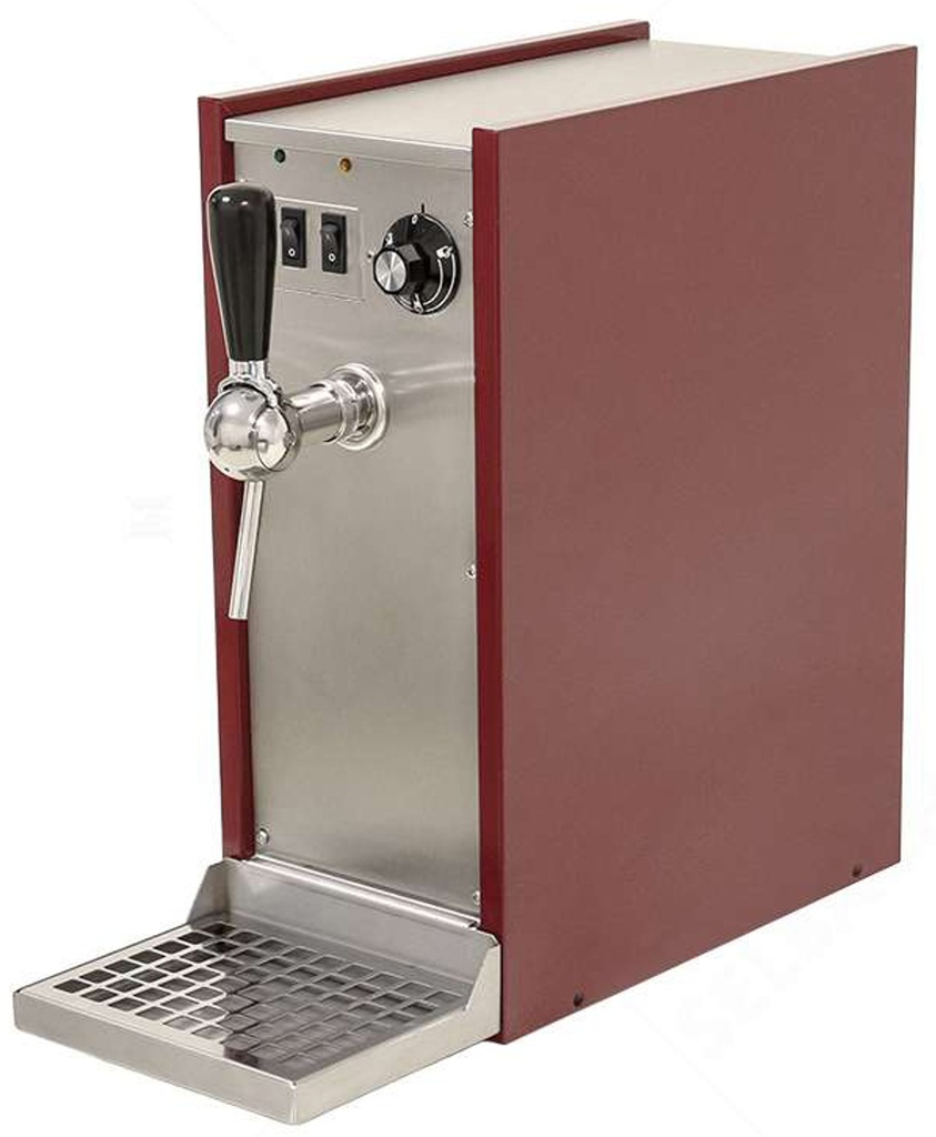 Glühweinzapfanlage, Getränke-Durchlauferhitzer 3kW , 1-leitig, mit elektrischer Pumpe, Edelstahl-Gehäuse