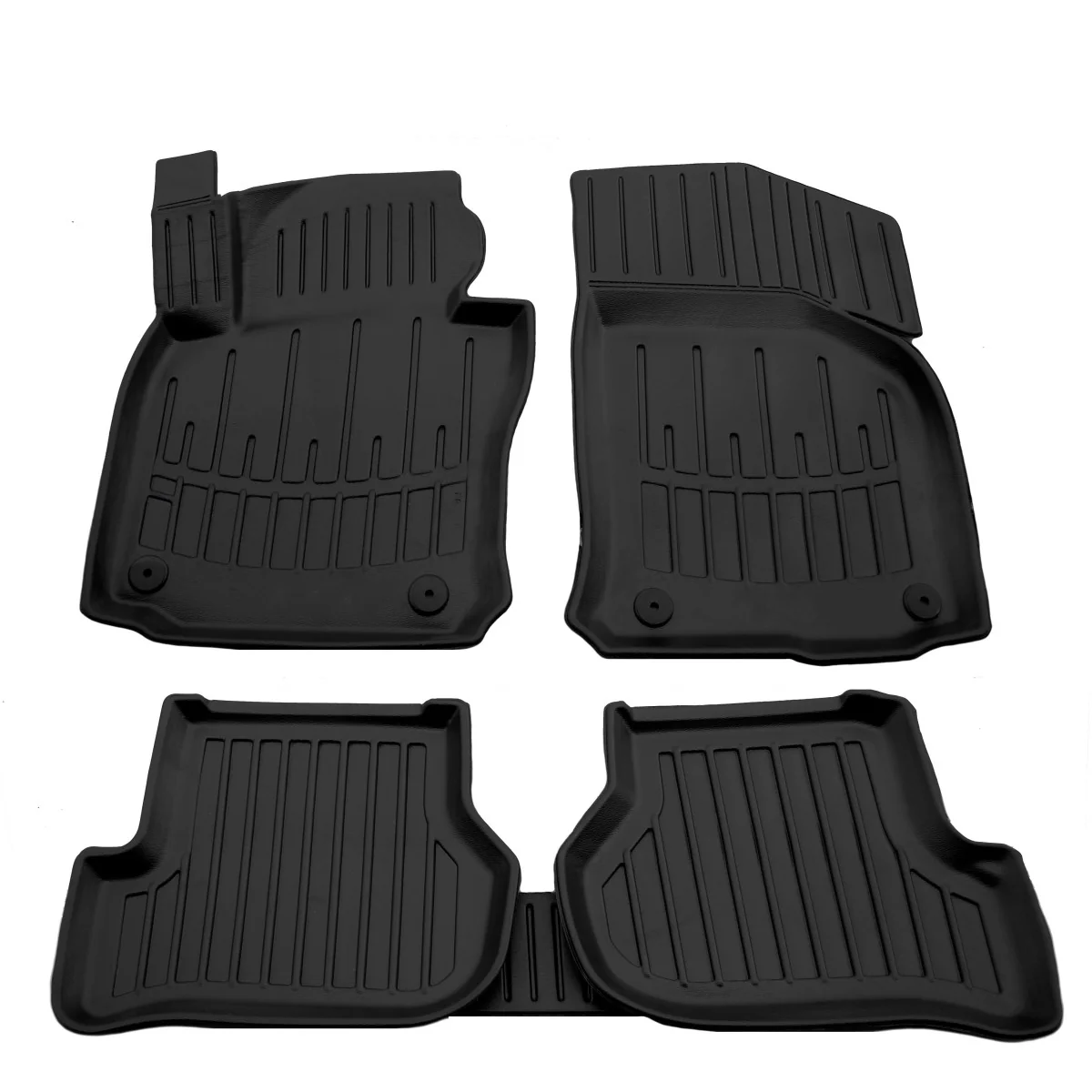 Fußmatten Auto für SKODA Octavia II (A5) (2004-2013), 3D Gummifußmatten, passgenau
