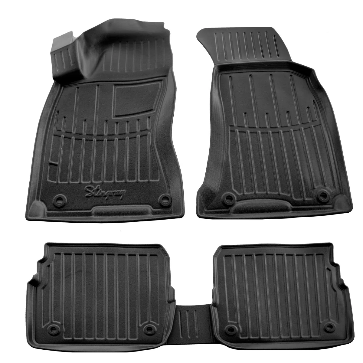 Fußmatten Auto für SKODA Superb I (3U) (2001-2008), 3D, Gummimatten, passgenau