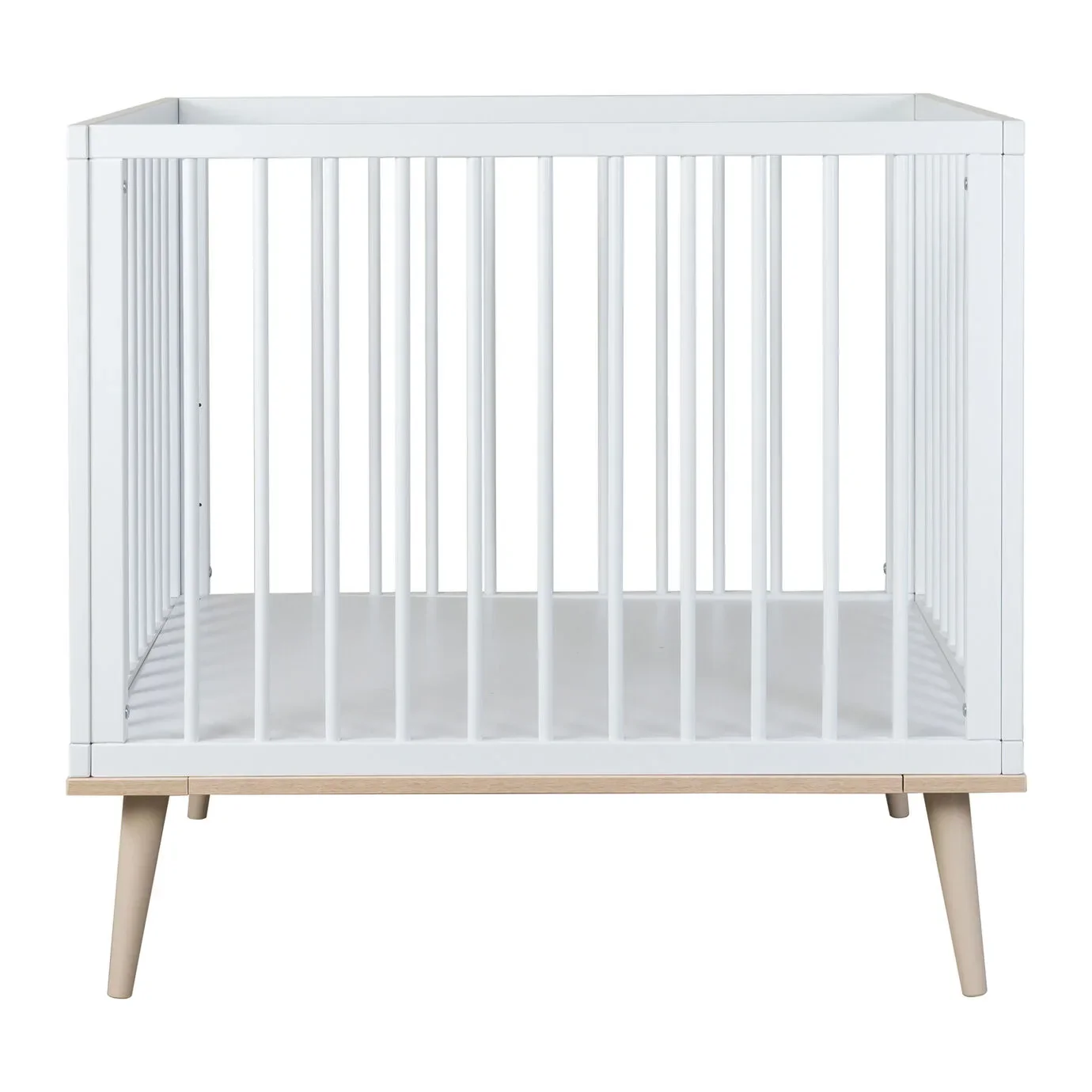 Quax Babybett Laufgitter - Flow, Farbe: weiss