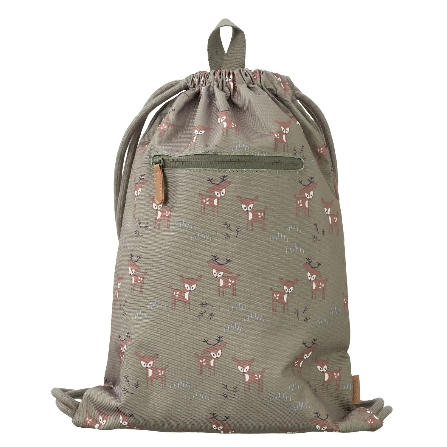 Fresk Turnbeutel, Sportbeutel, 43x30 cm, Farbe: Hirsch oliv