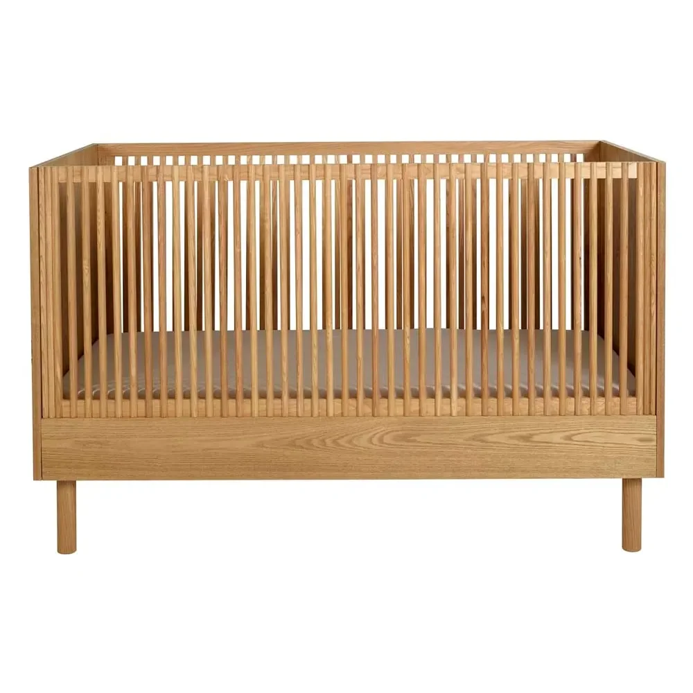 Quax HAI NO KI Babybett umbaubar Esche natur 70 x 140